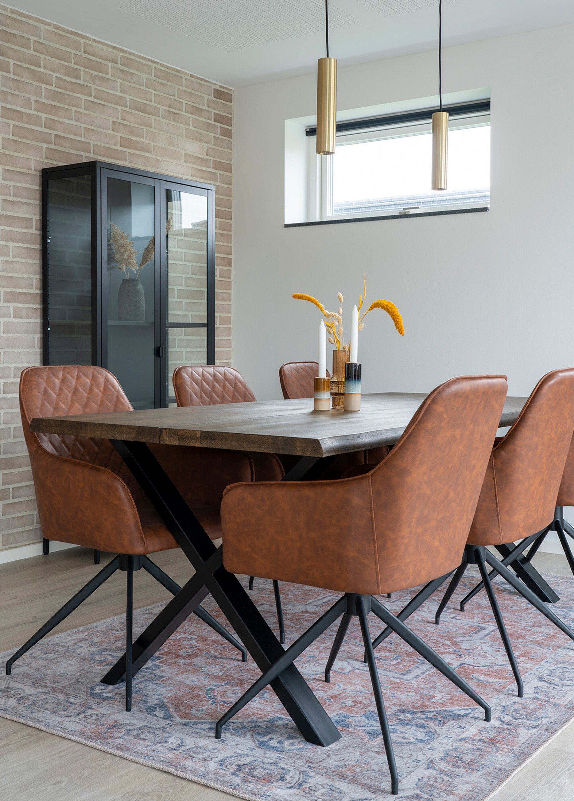 Fauteuil pivotant en simili cuir 1M MARRON HN-1001165 SI2