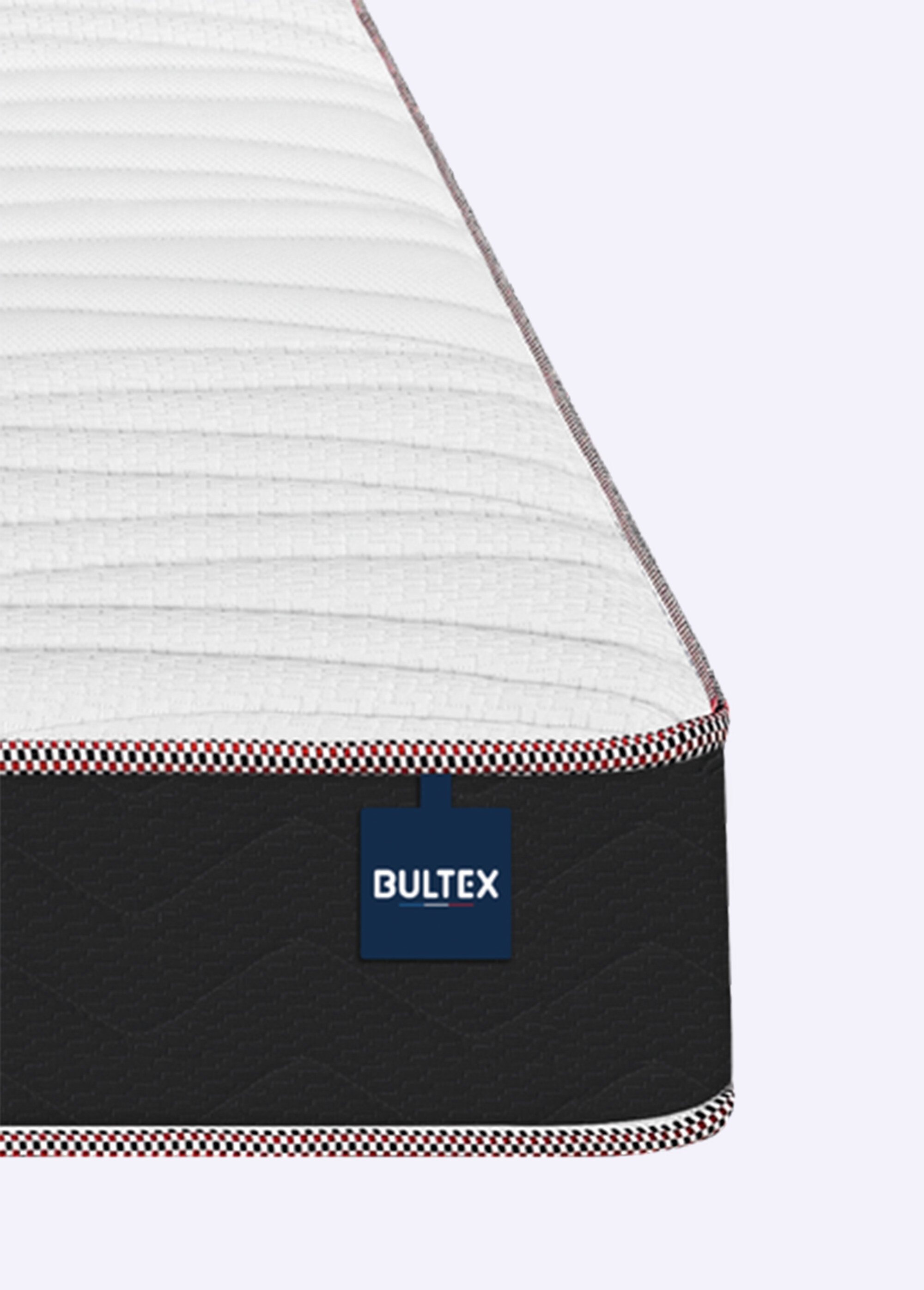 Matelas ferme en mousse anti acariens, haut. 13cm BLANC BUL-VITALITY1.1 DE2