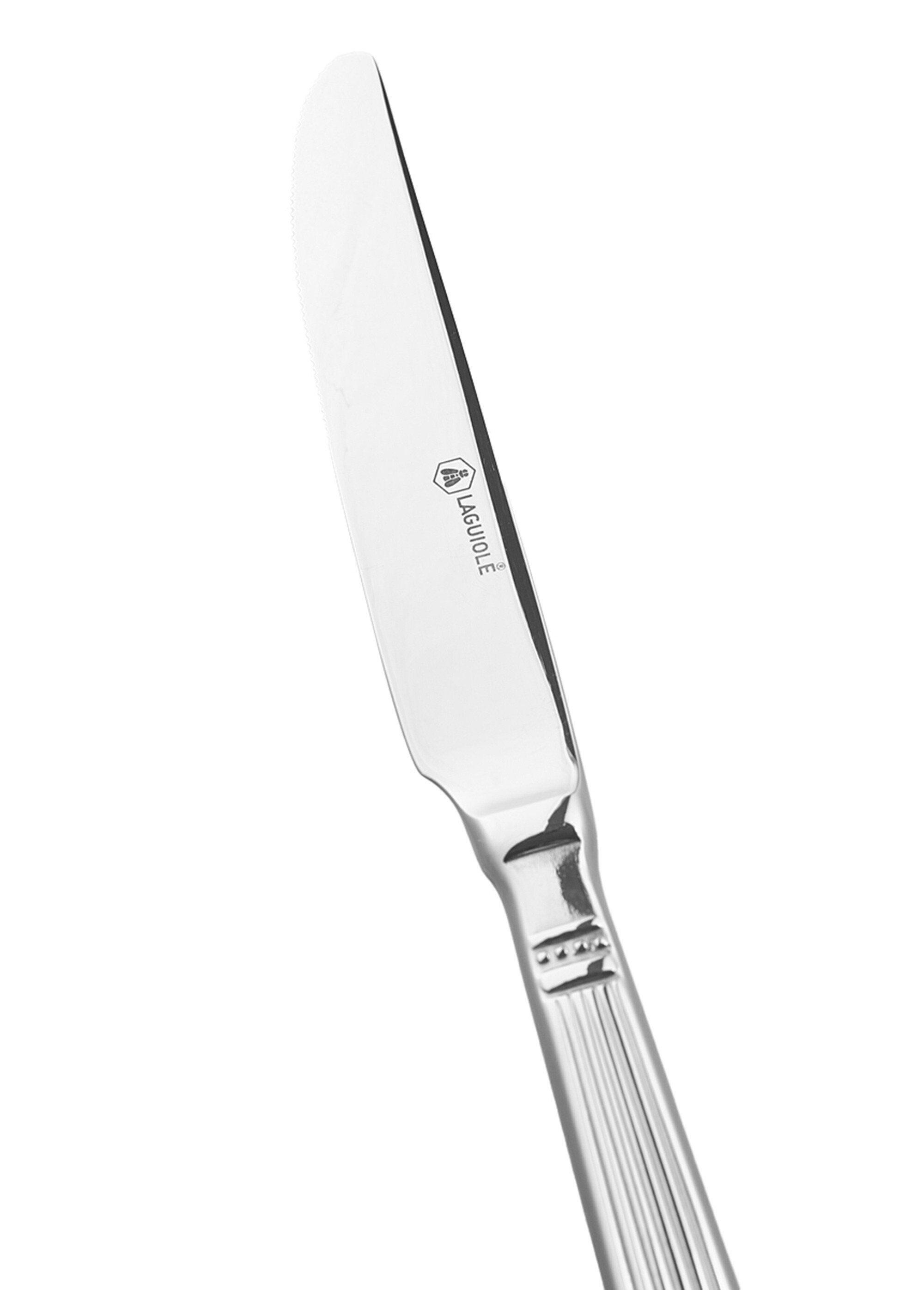 Ménagère 24 pièces inox brillant, Iris Gris 9160480 DE2