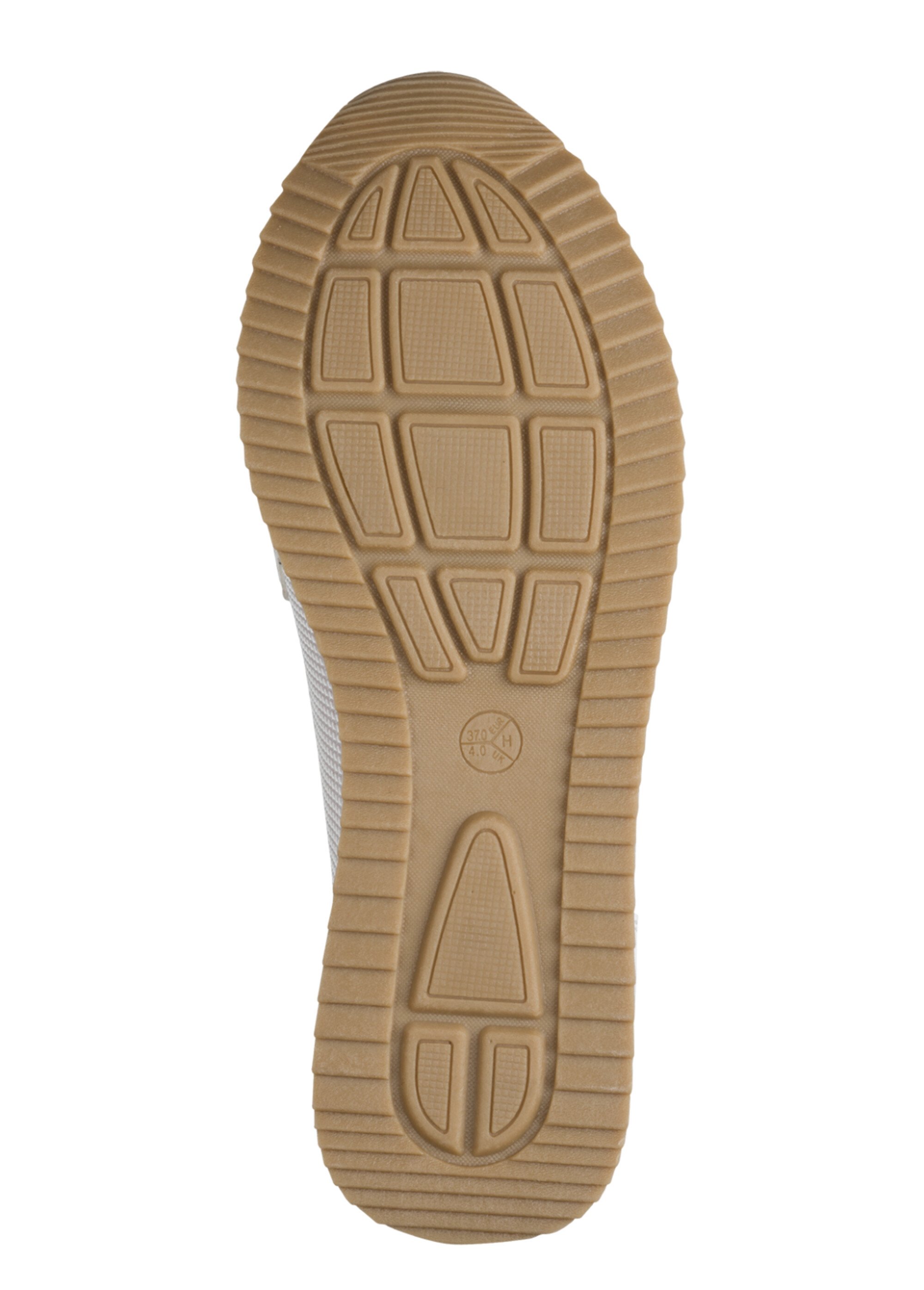 Mocassins compensés multimatières Femme BLANC ROSE GOLD JAN82476642 UN1