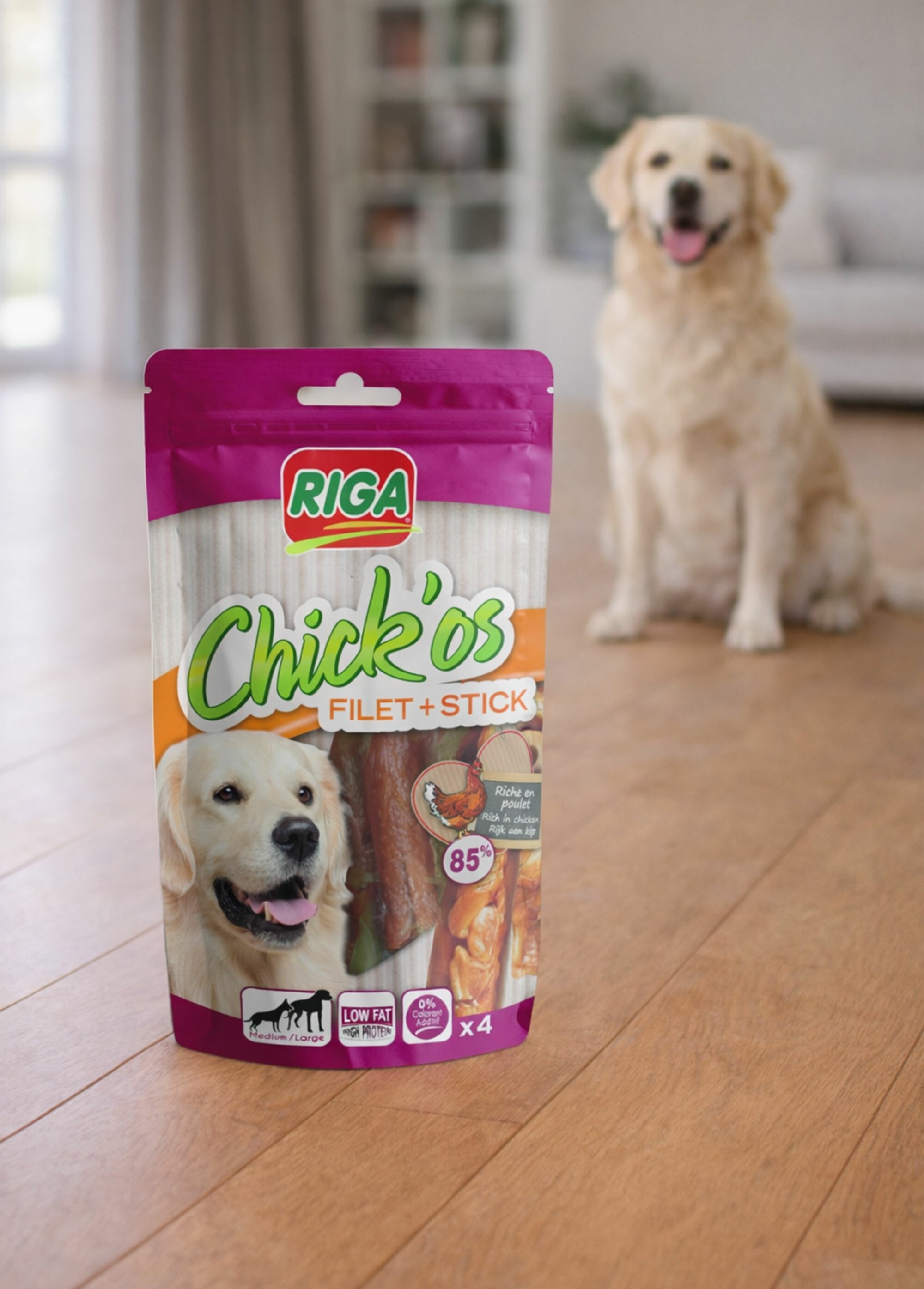 Friandises filets au poulet, pour chien MARRON RIG-00002981EL SI1