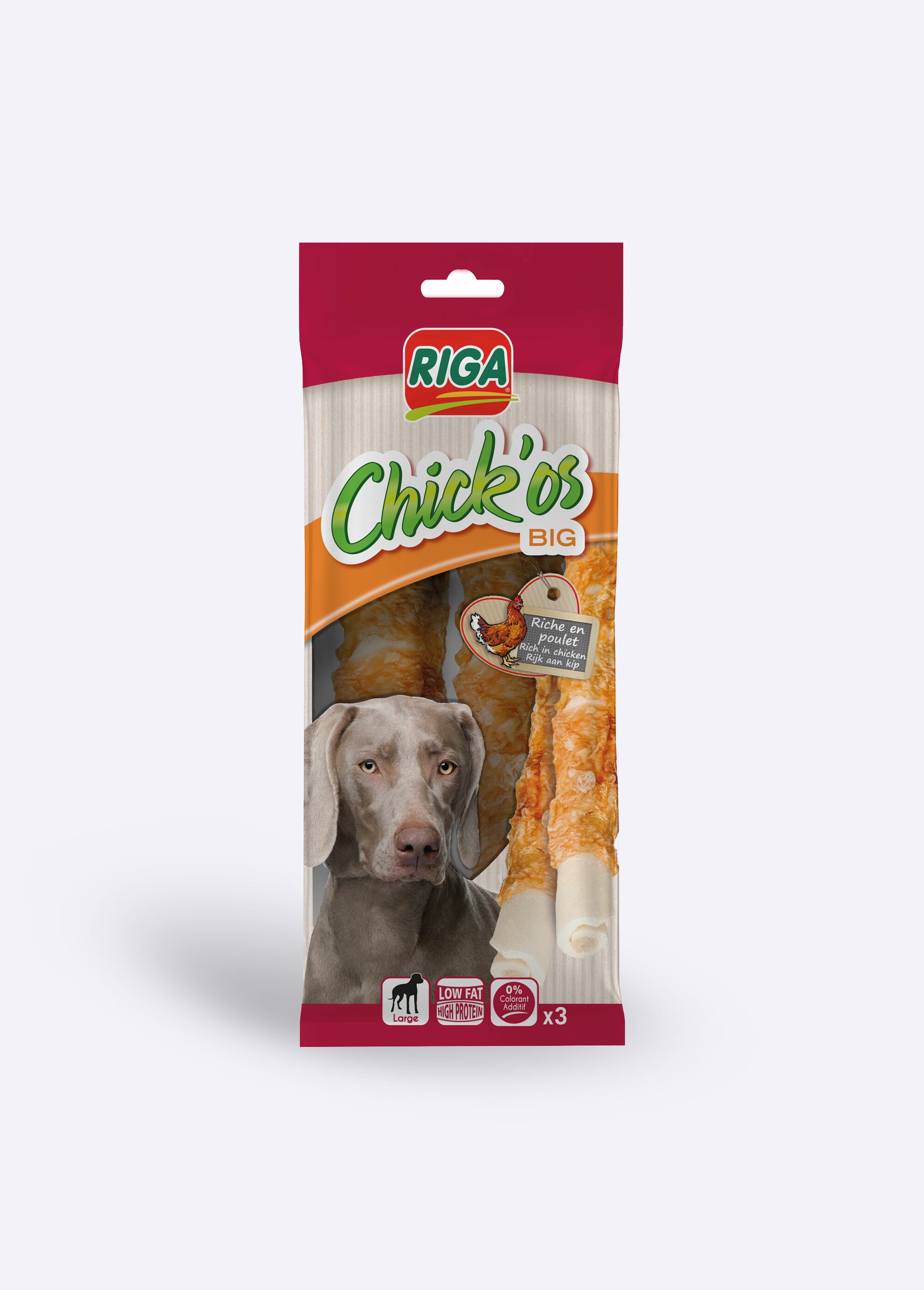 Maxi sticks lardés, pour grand chien