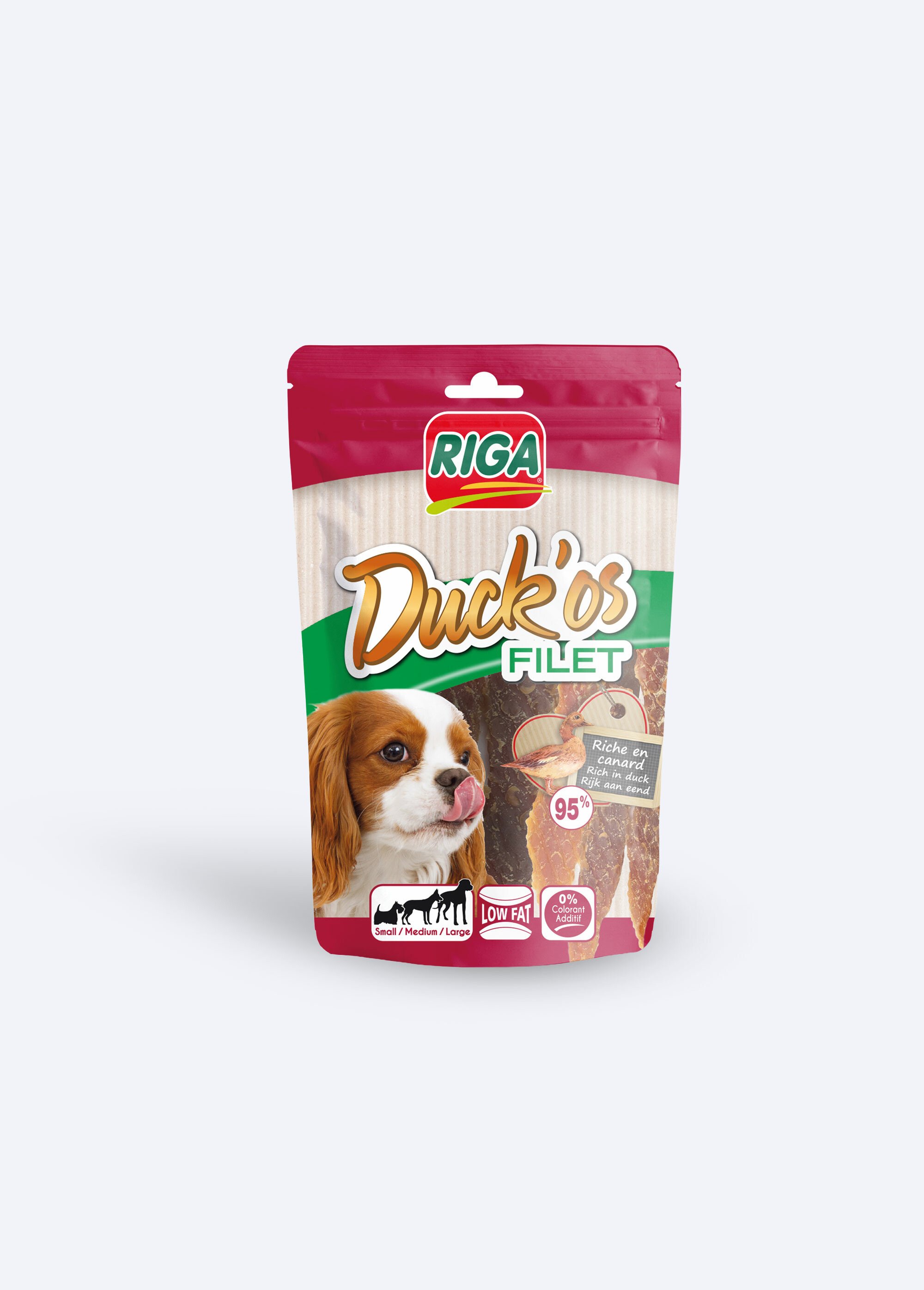 Friandises filets canard, pour chien BLEU RIG-00005860EL FA1