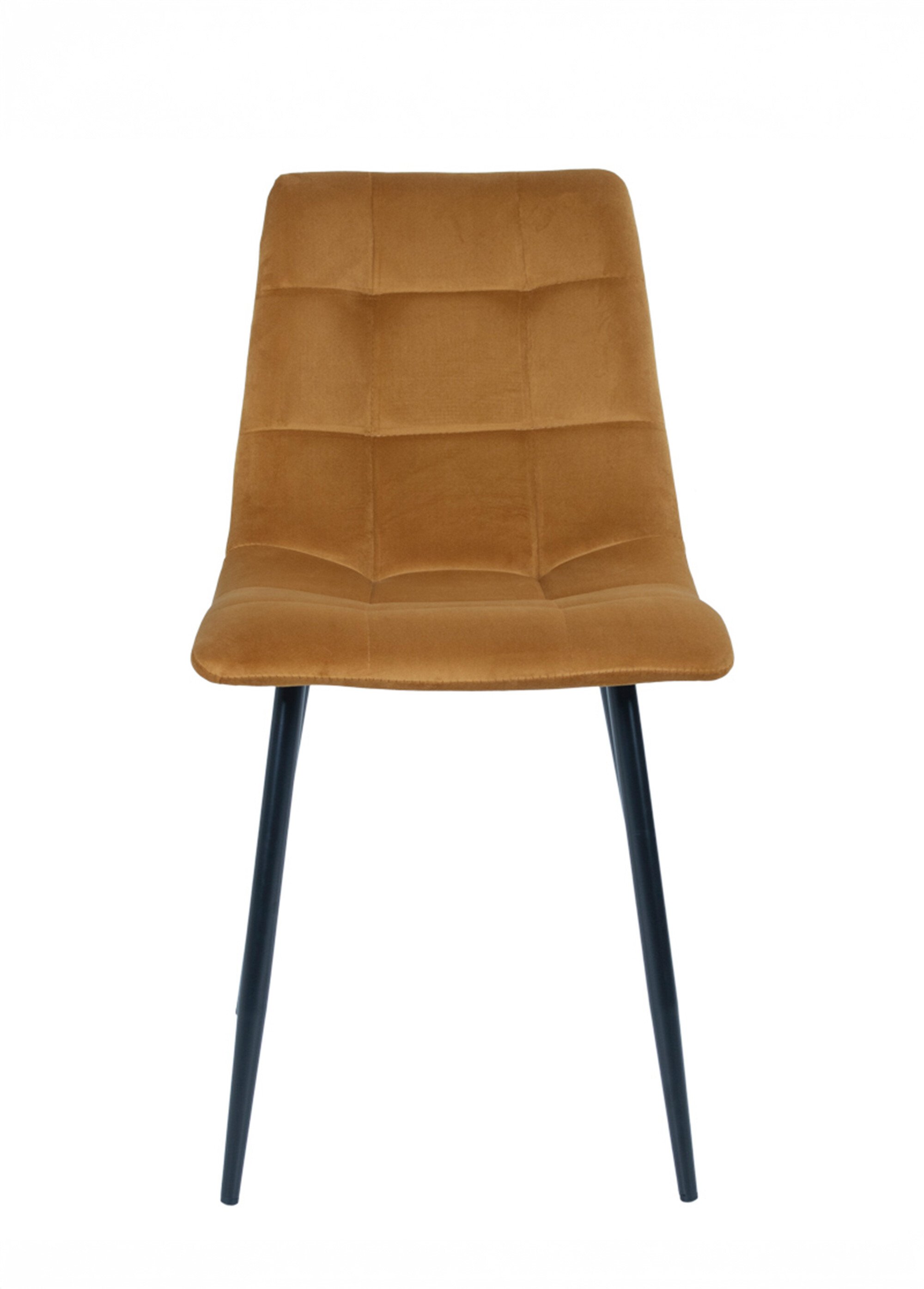 Chaise velours avec assise matelassée 1J