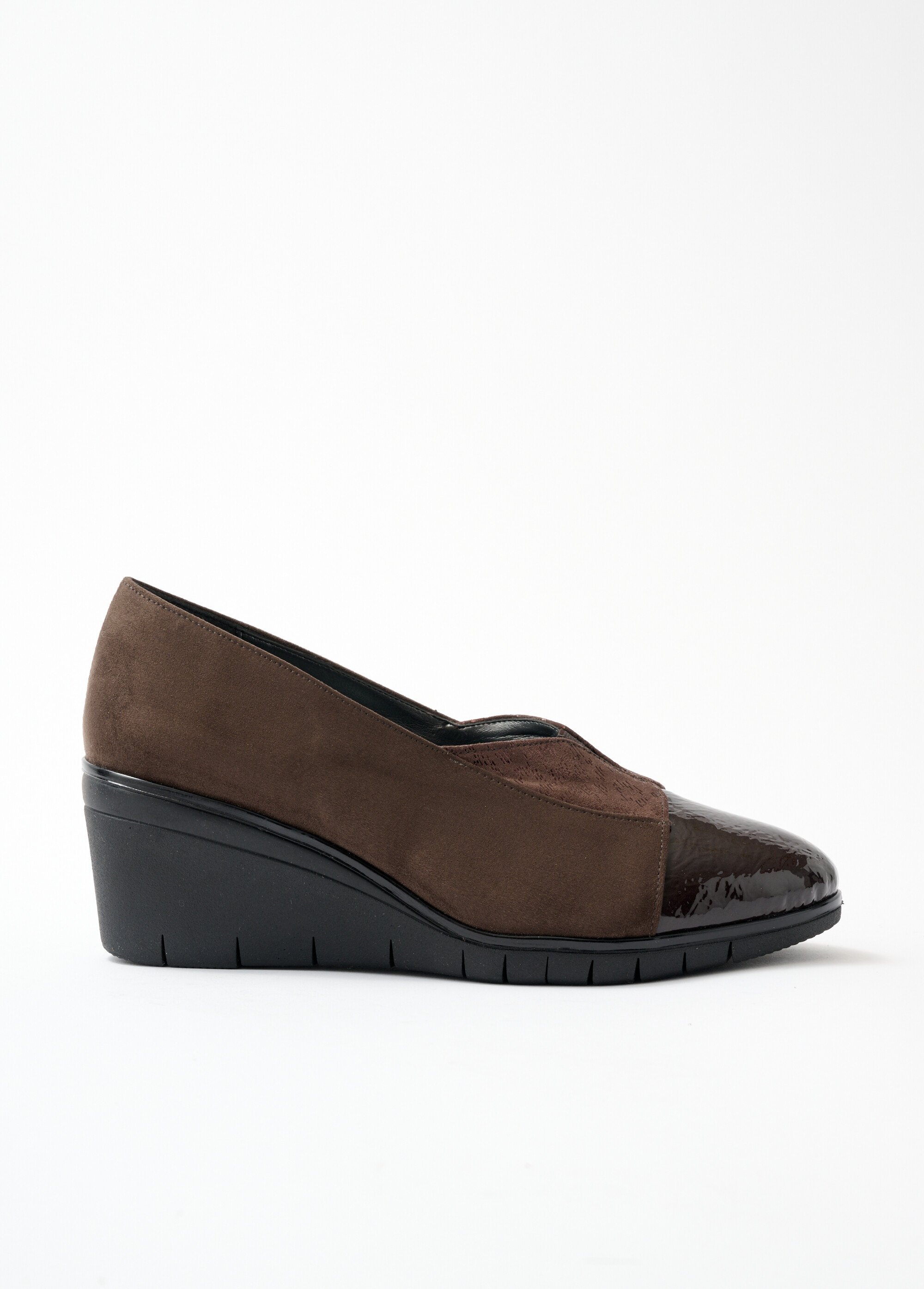 Chaussure de ville compensée largeur confort Femme Marron ORANOSA DR1