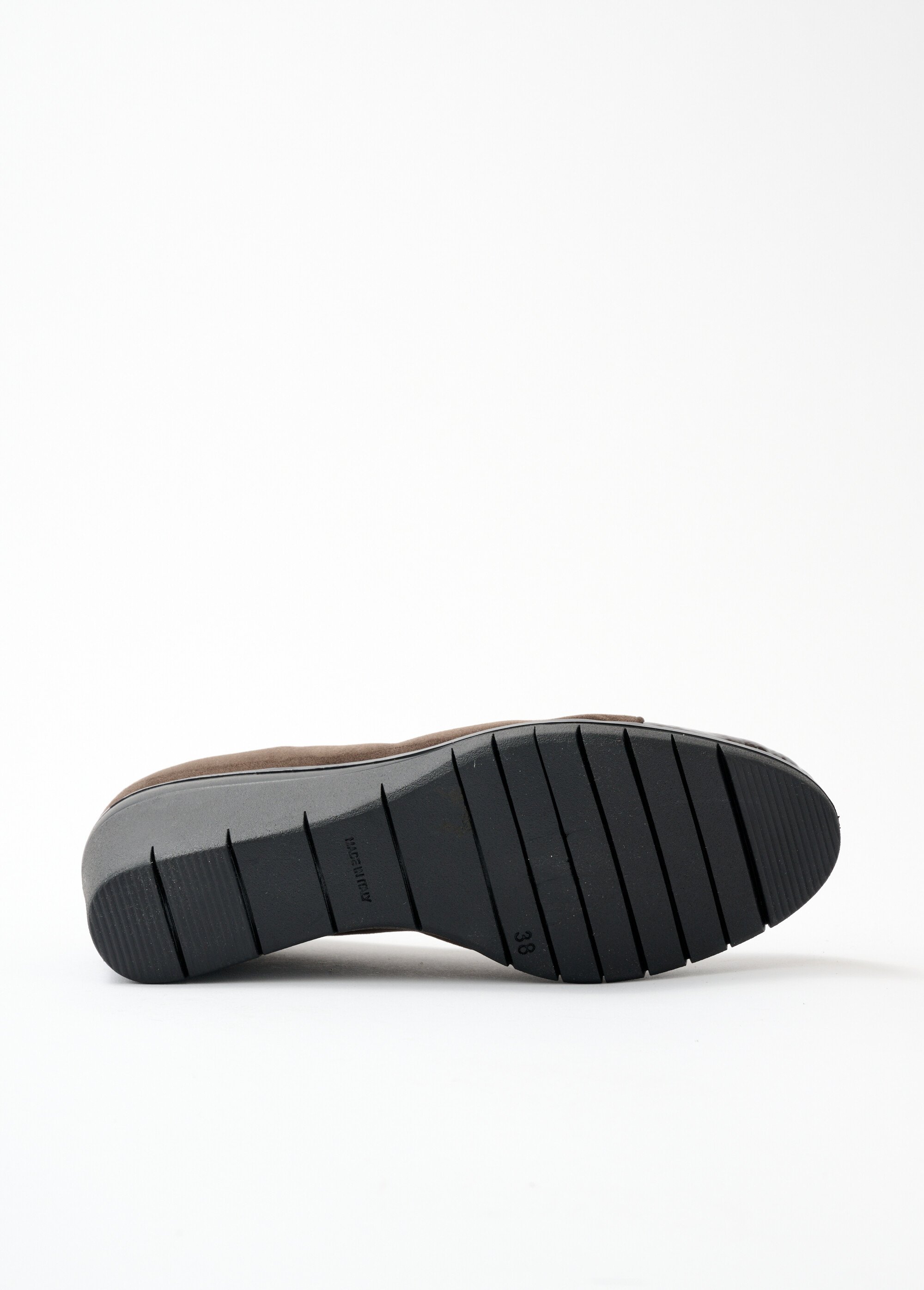 Chaussure de ville compensée largeur confort Femme Marron ORANOSA UN1