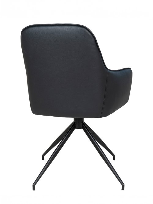 Fauteuil pivotant en simili cuir 3N NOIR HN-1001167 DO1
