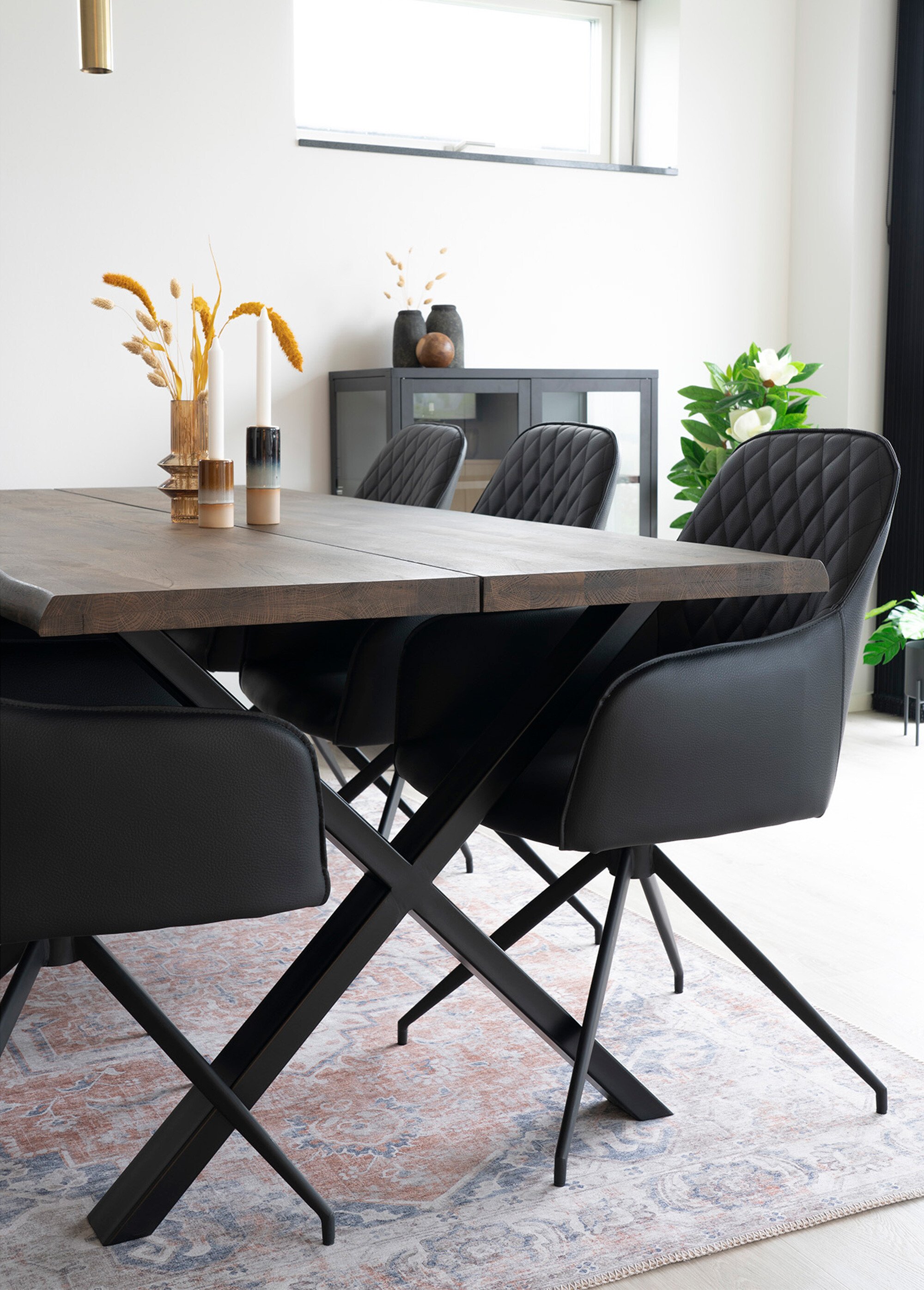 Fauteuil pivotant en simili cuir 3N NOIR HN-1001167 SI1