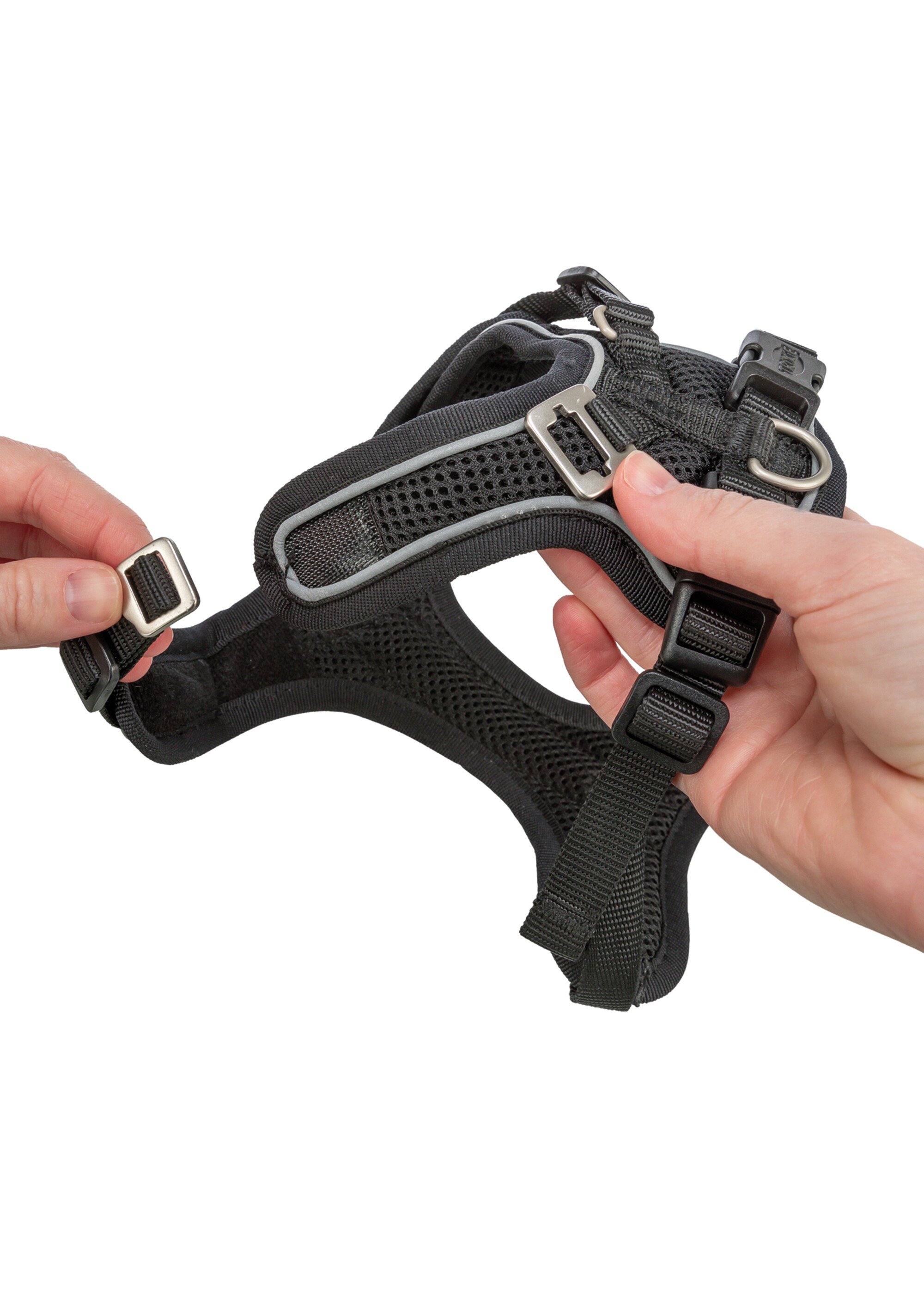 Harnais petit chien Premium FLEX MESH NOIR TRX-1989101 DE3
