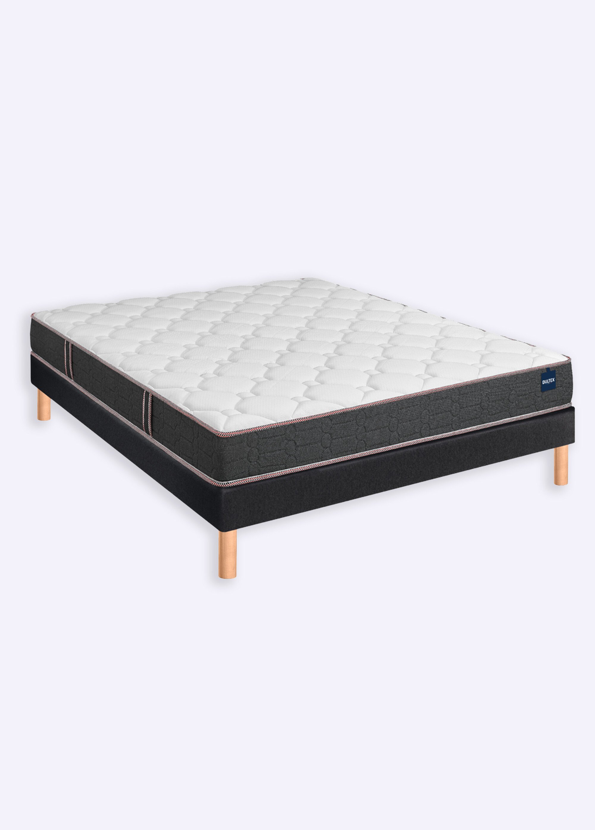 Matelas ferme en mousse anti acariens, haut. 16cm BLANC BUL-VITAL2.1 DE1
