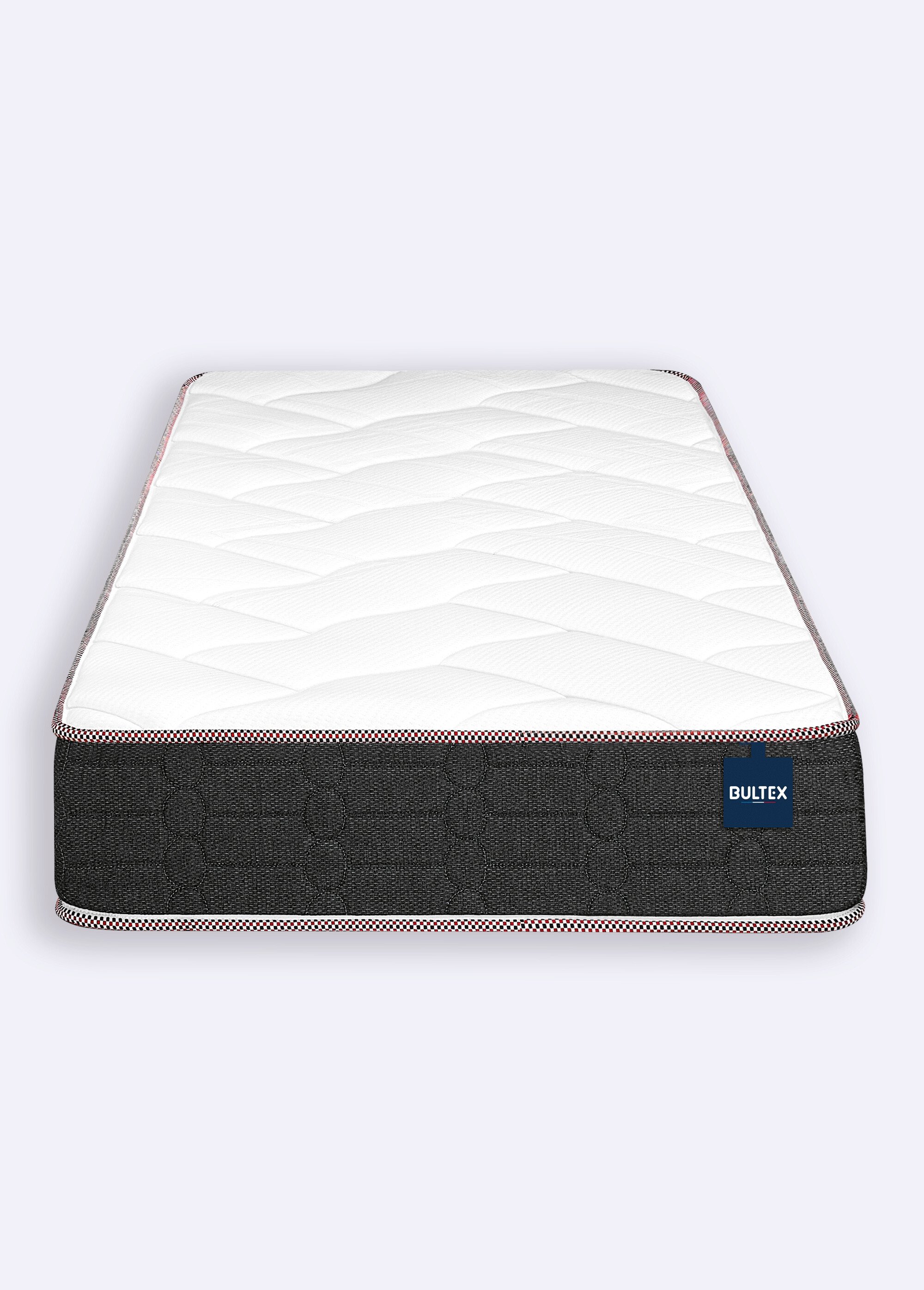 Matelas ferme en mousse anti acariens, haut. 17cm BLANC BUL-VITAL2.2 FA2