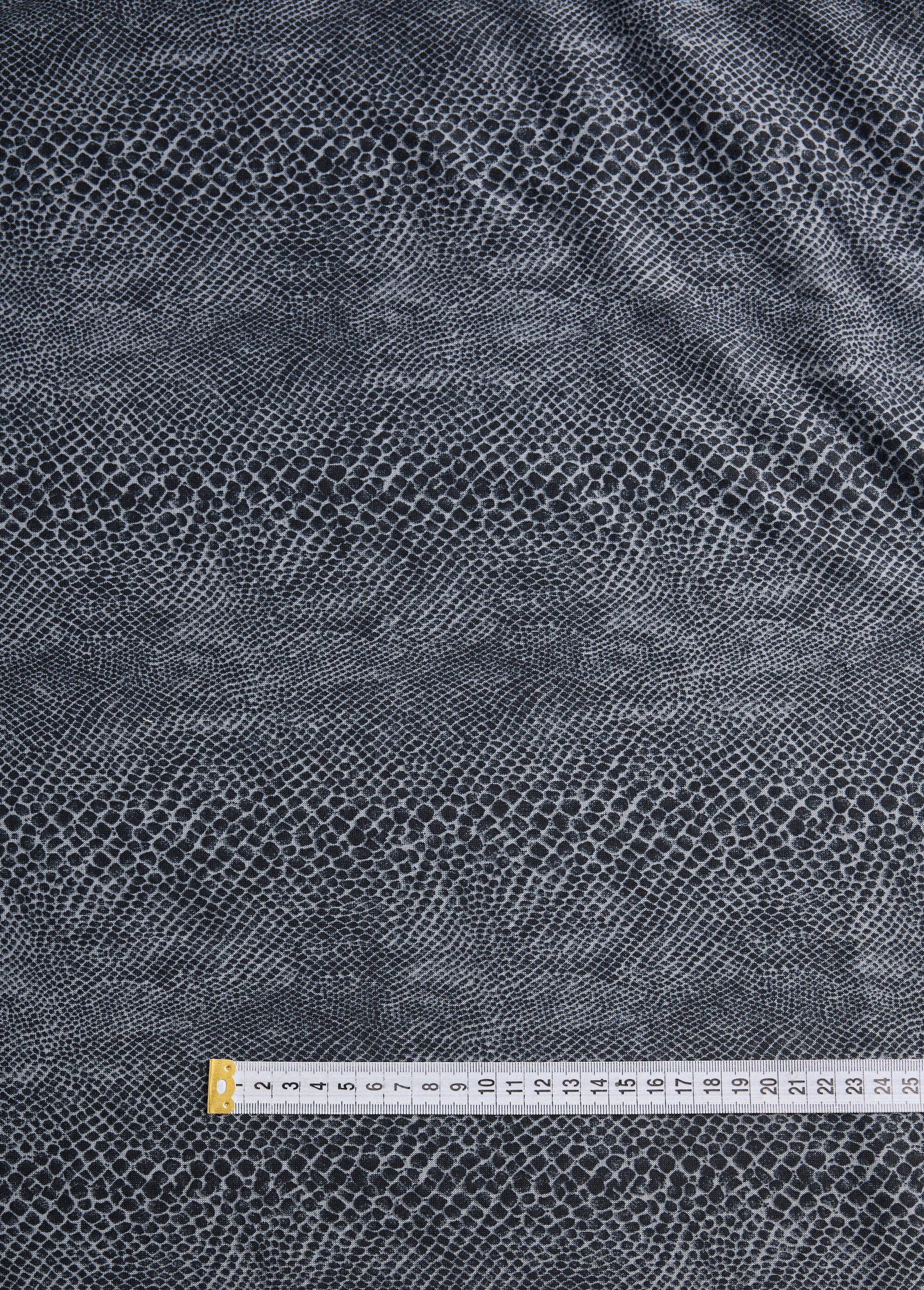 Coupon tissu mode, animalier stretch NOIR COT142984 DE1