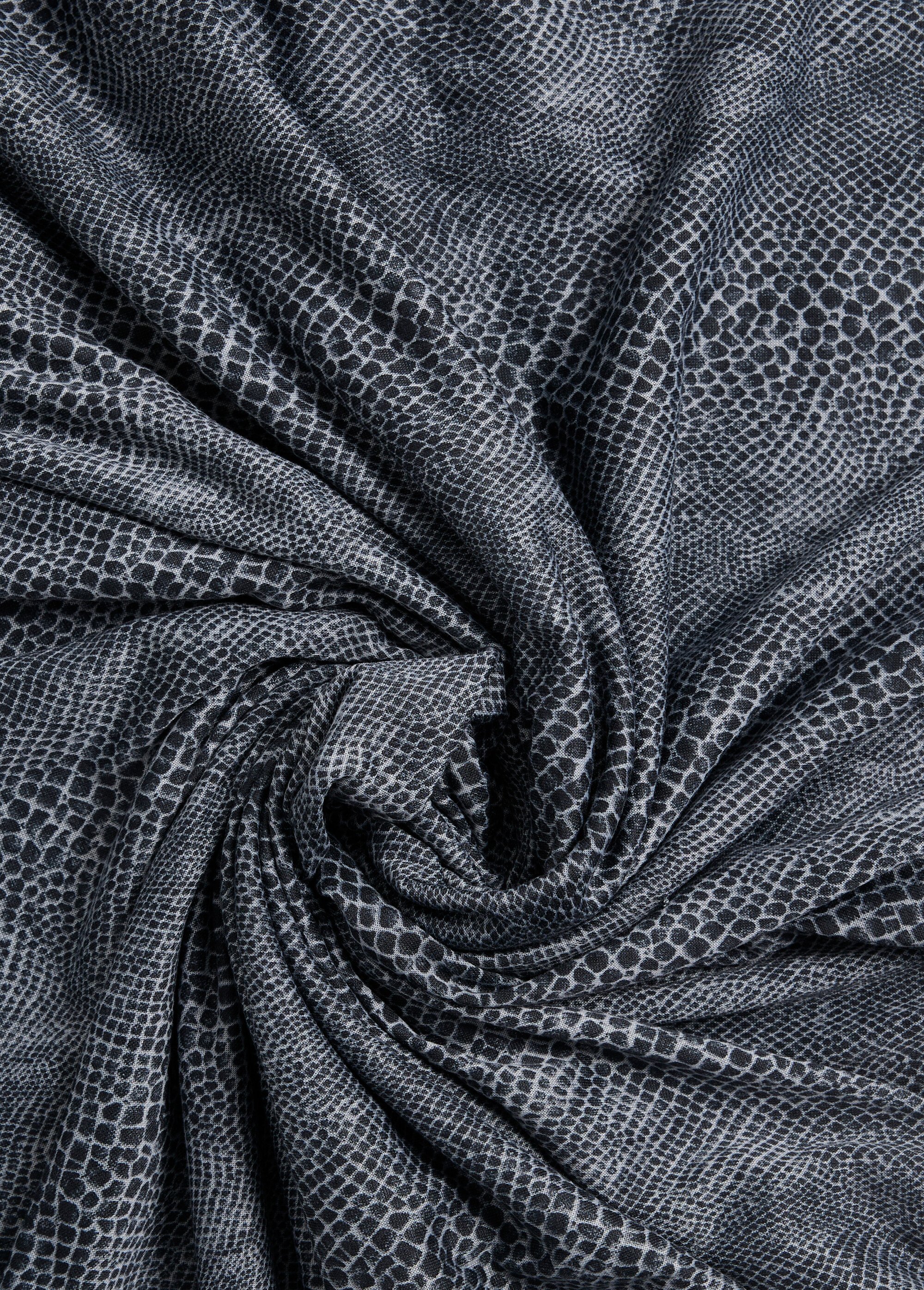 Coupon tissu mode, animalier stretch NOIR COT142984 FA1