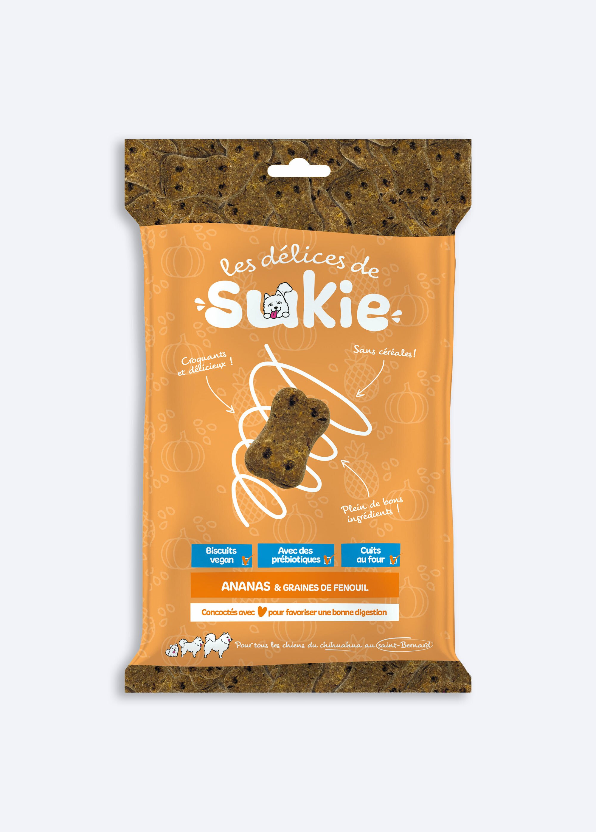 Biscuits vegan pour chien, Digestion MARRON RIG-00006487EL FA1