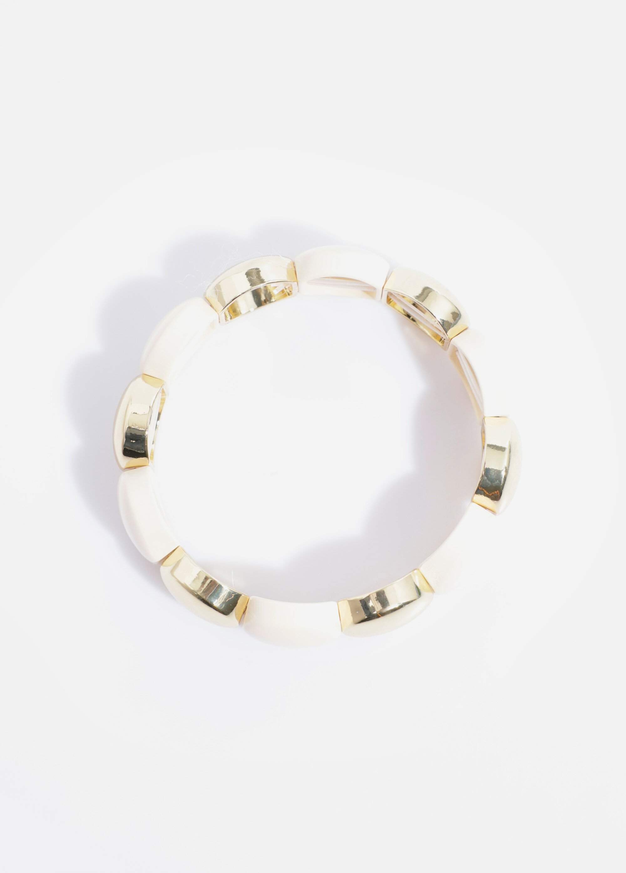 Bracelet élastiqué en acier inoxydable Doré AE-BRA812406 DE1