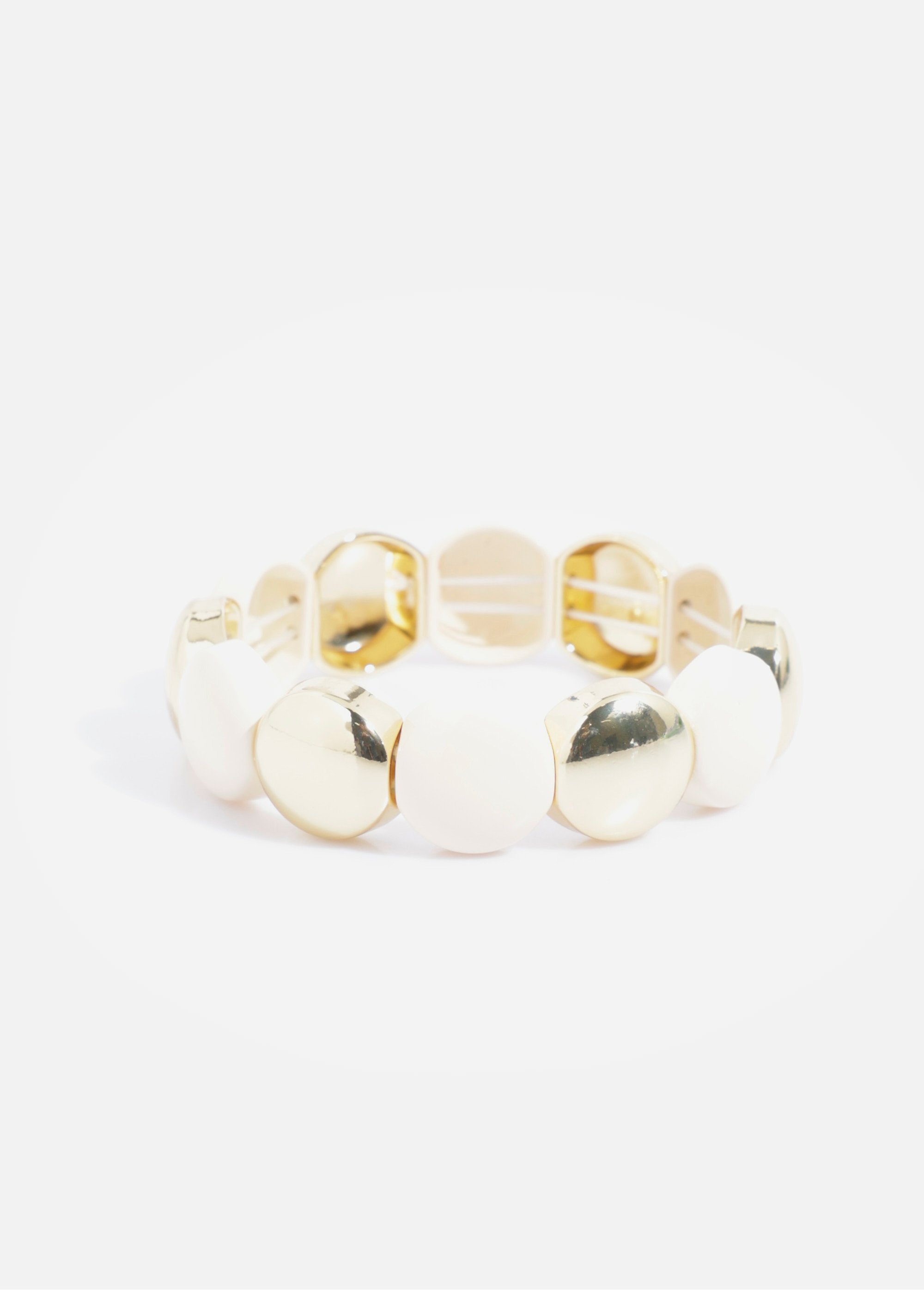 Bracelet élastiqué en acier inoxydable Doré AE-BRA812406 FA1