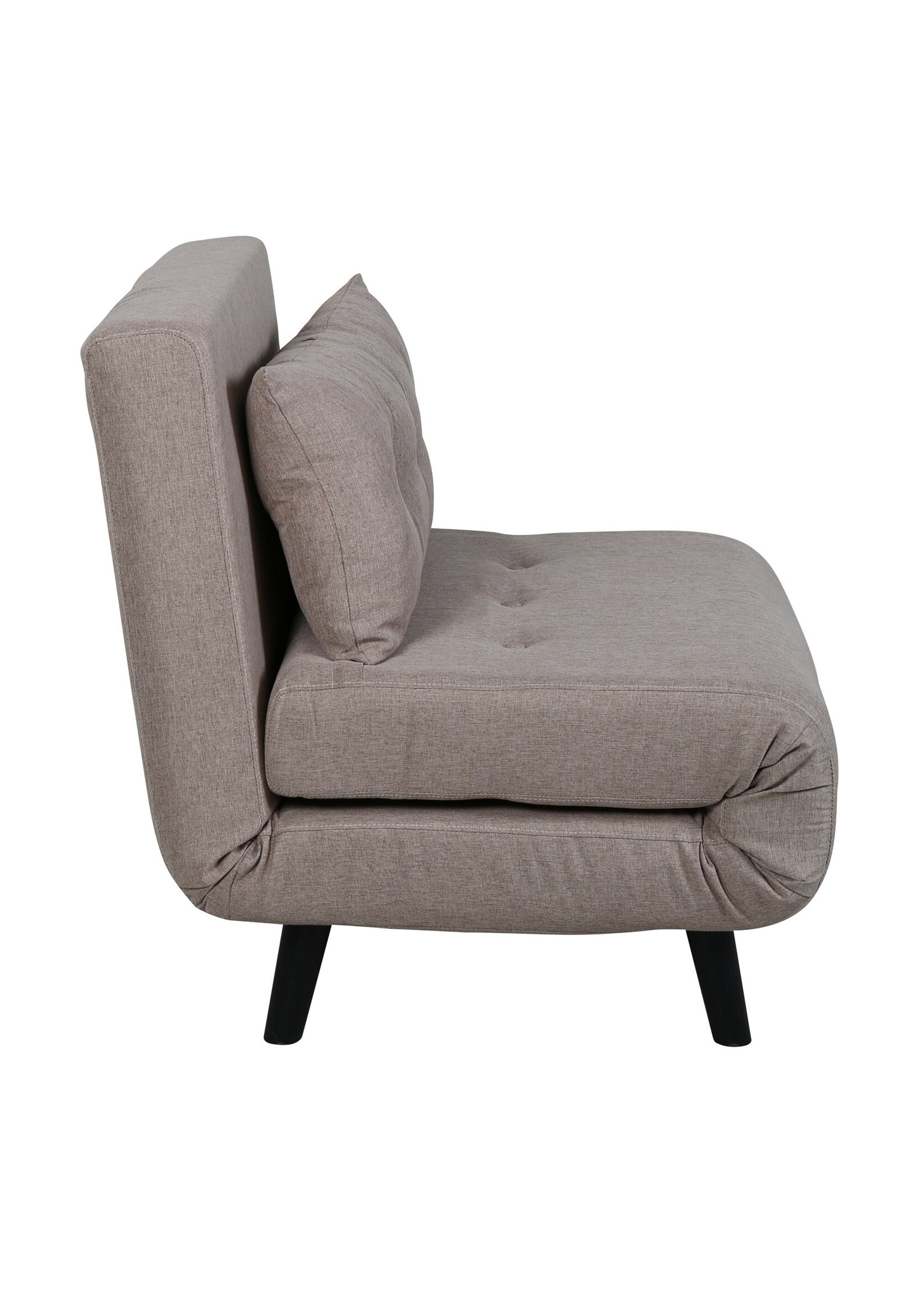 Chauffeuse / Lit d'appoint 1 personne en tissu BEIGE VEN-15582 DE2