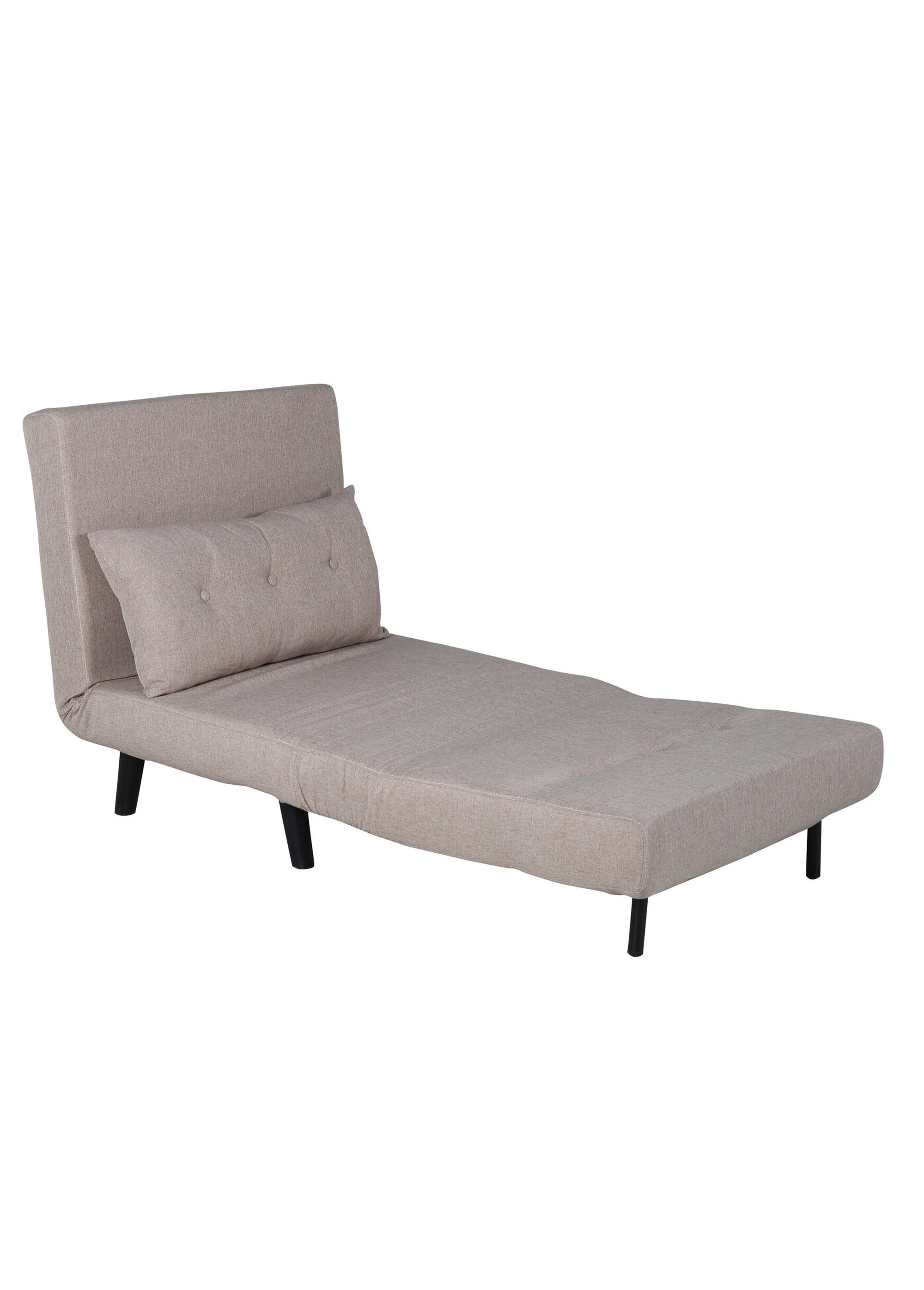 Chauffeuse / Lit d'appoint 1 personne en tissu BEIGE VEN-15582 DE3