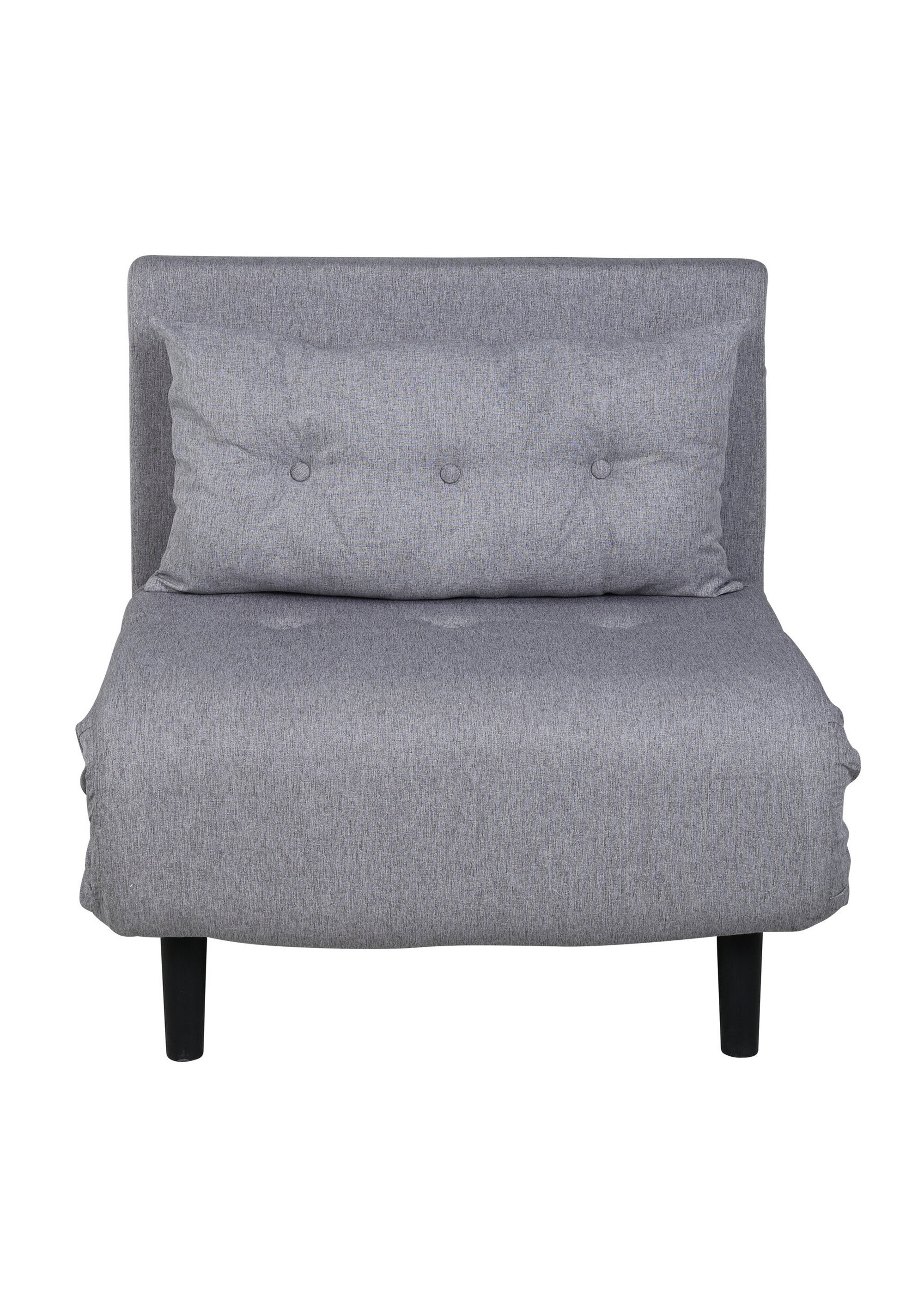 Chauffeuse / Lit d'appoint 1 personne en tissu NOIR VEN-15582 DE1