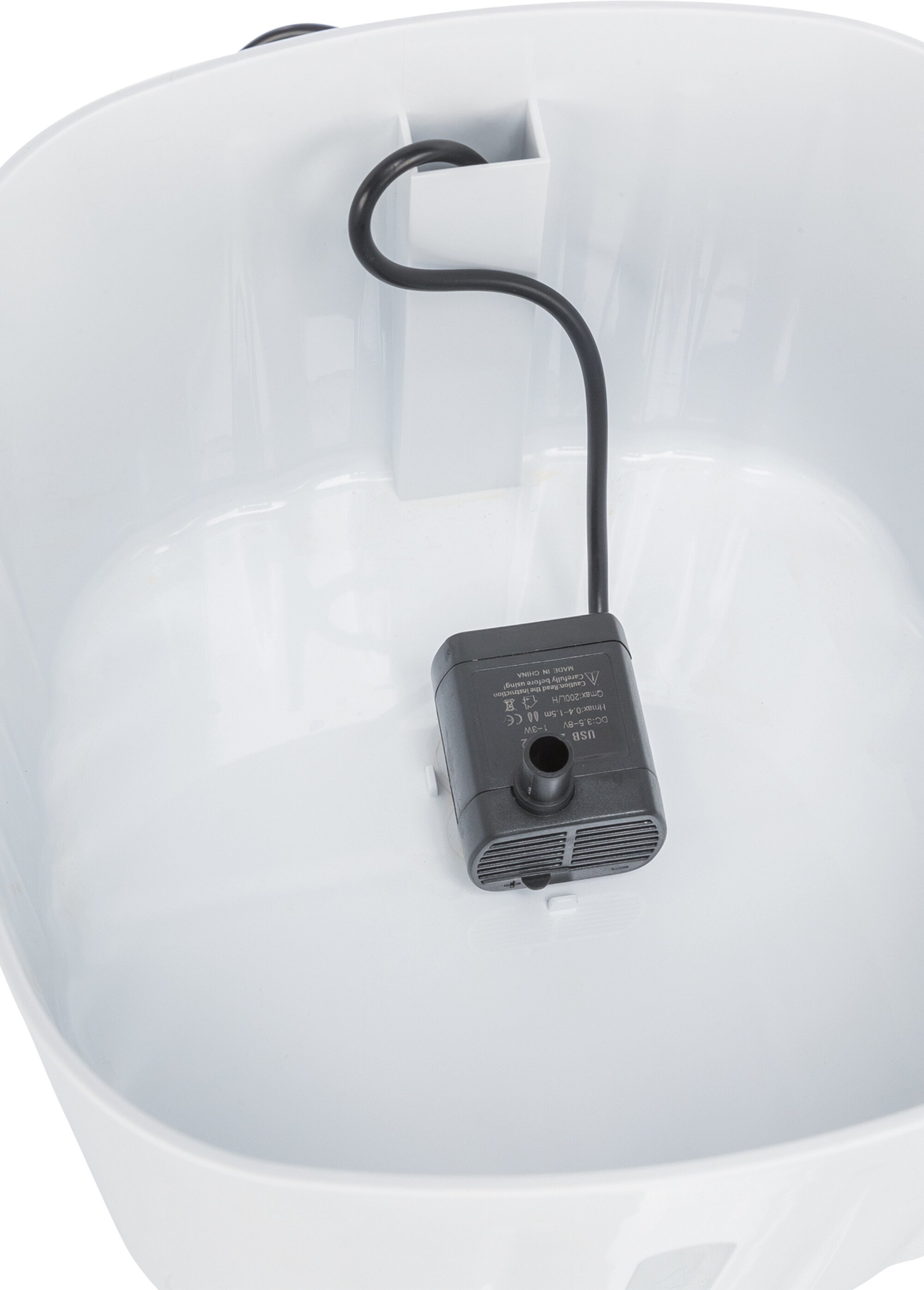 Fontaine à eau avec filtre, pour animaux BLANC TRX-24446 DE2