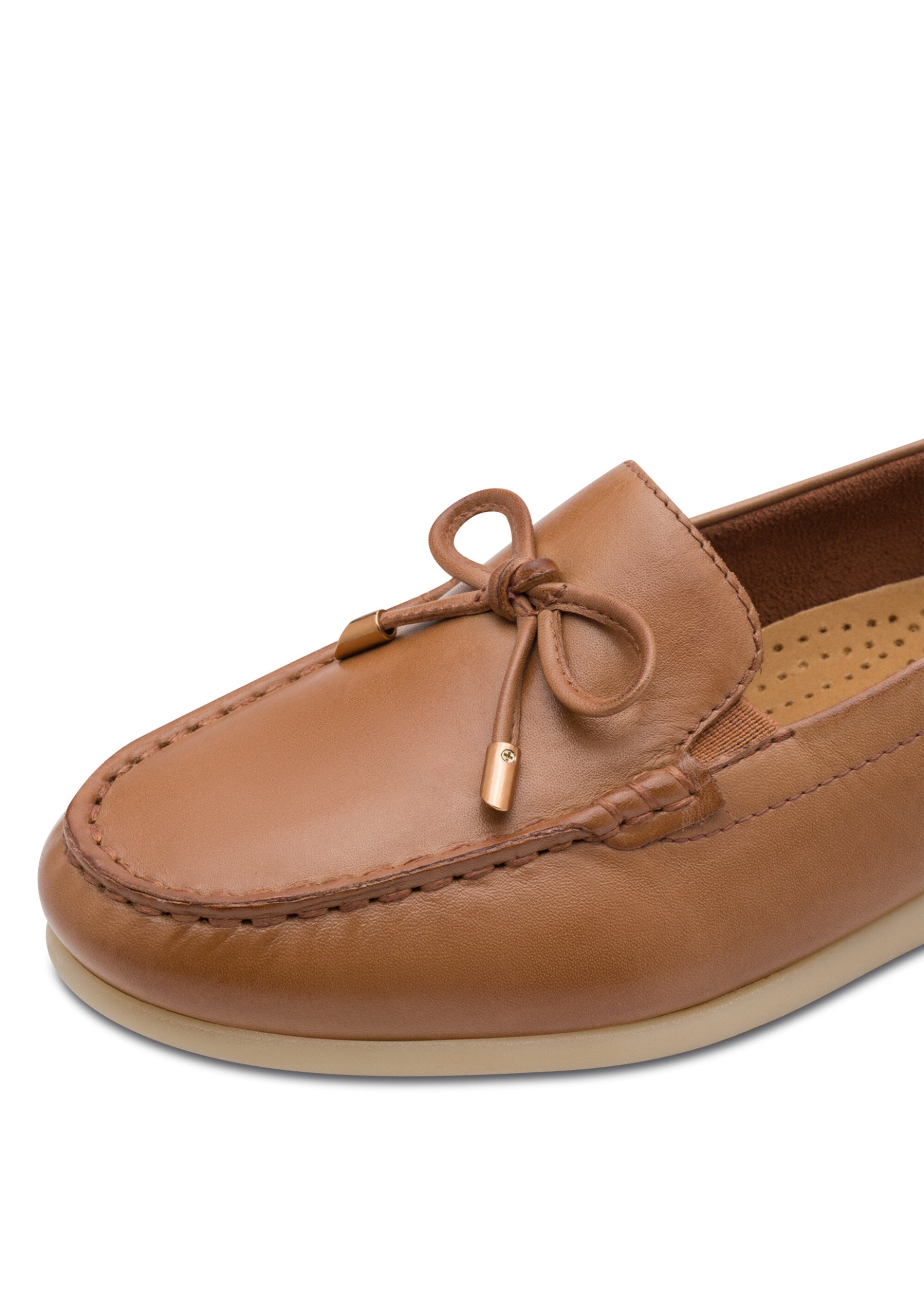 Mocassins confort cuir semelle compensée