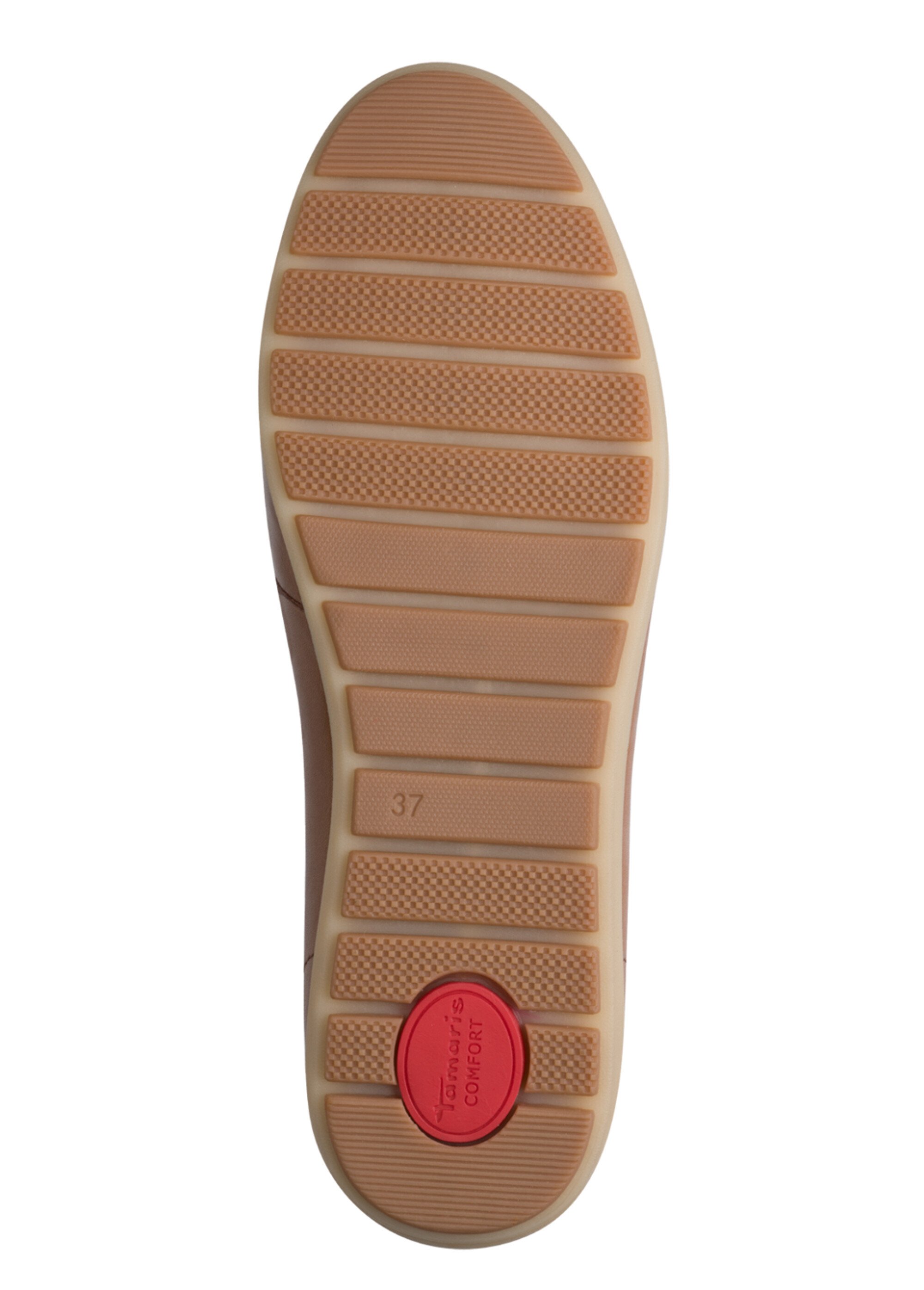 Mocassins confort cuir semelle compensée Femme COGNAC TAM88460044 UN1