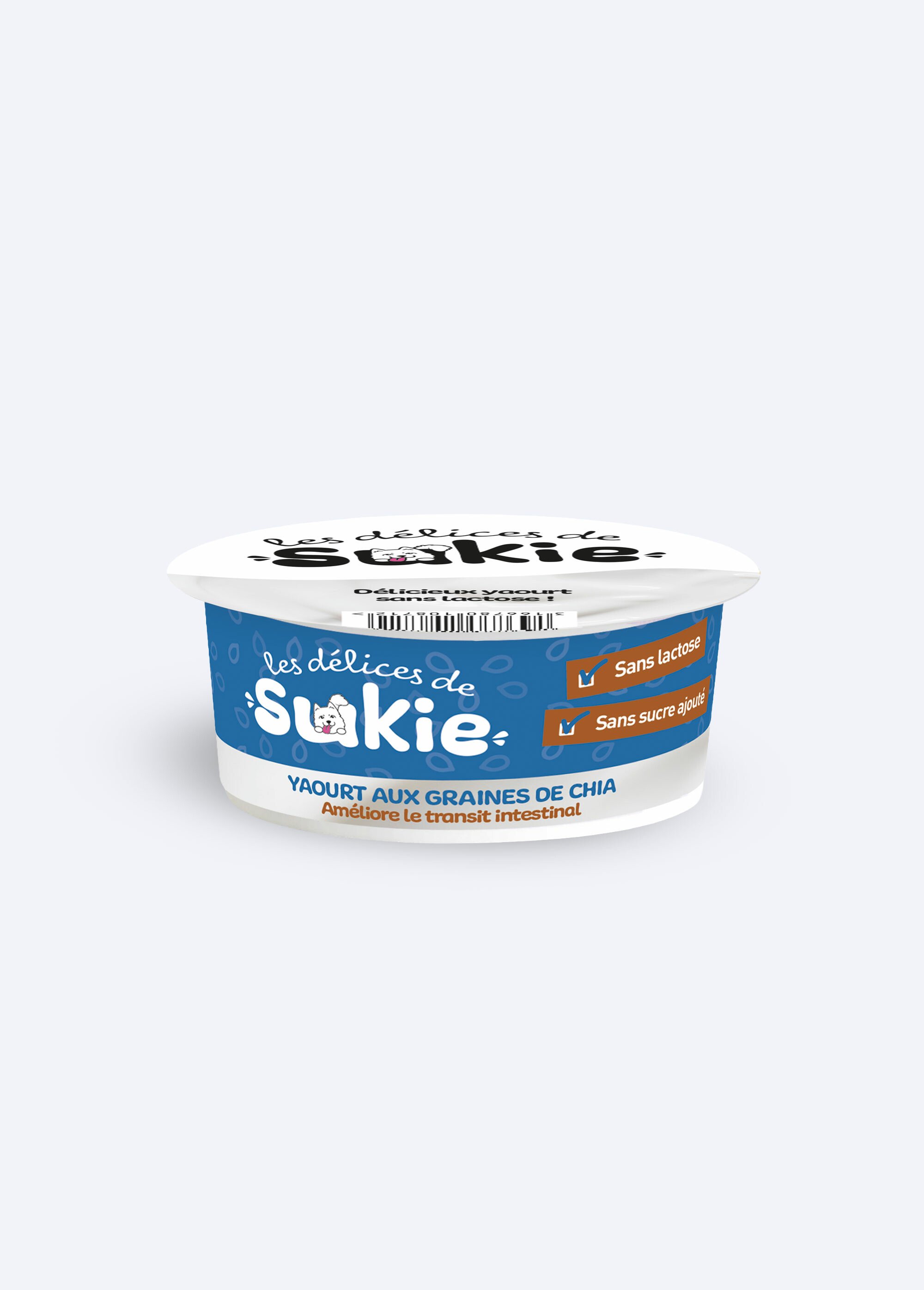 Yaourt Transit chien, graines de chia MARRON RIG-00006492EL FA1