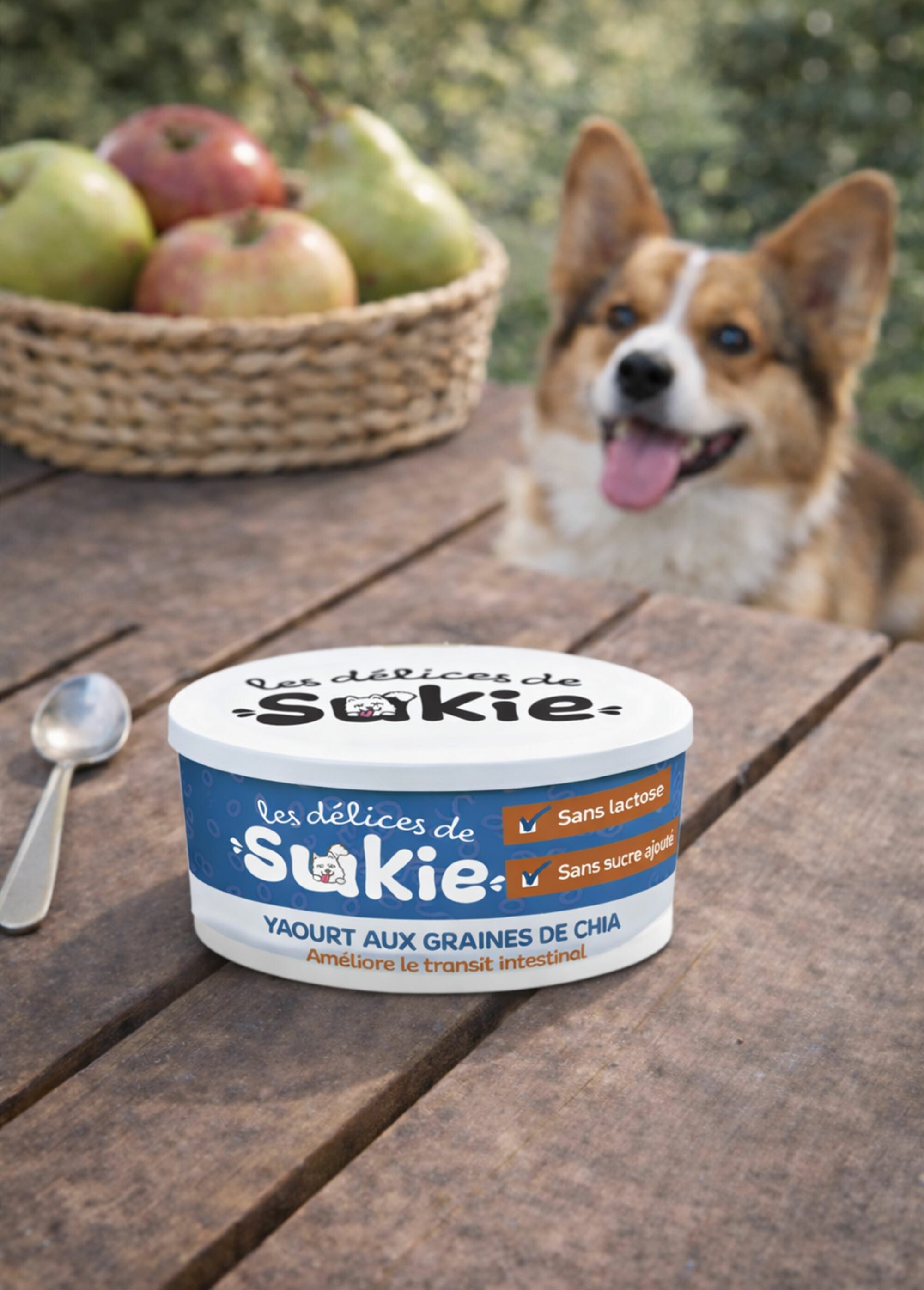 Yaourt Transit chien, graines de chia MARRON RIG-00006492EL SI1