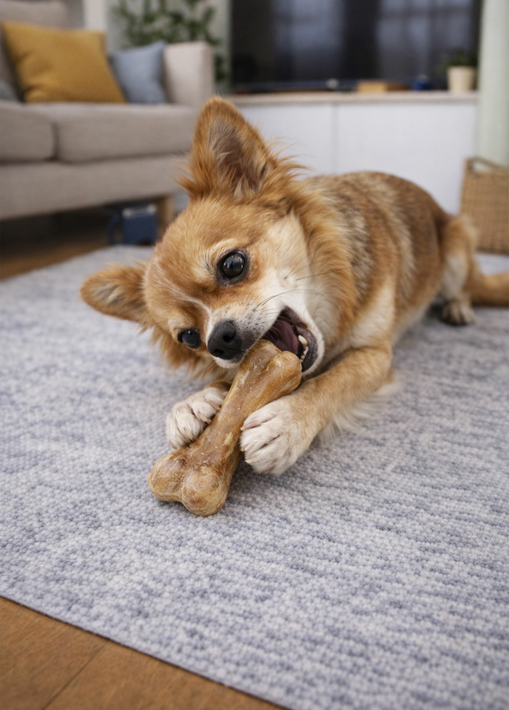 Os pressés pour chien, taille M MARRON RIG-00006530EL SI1