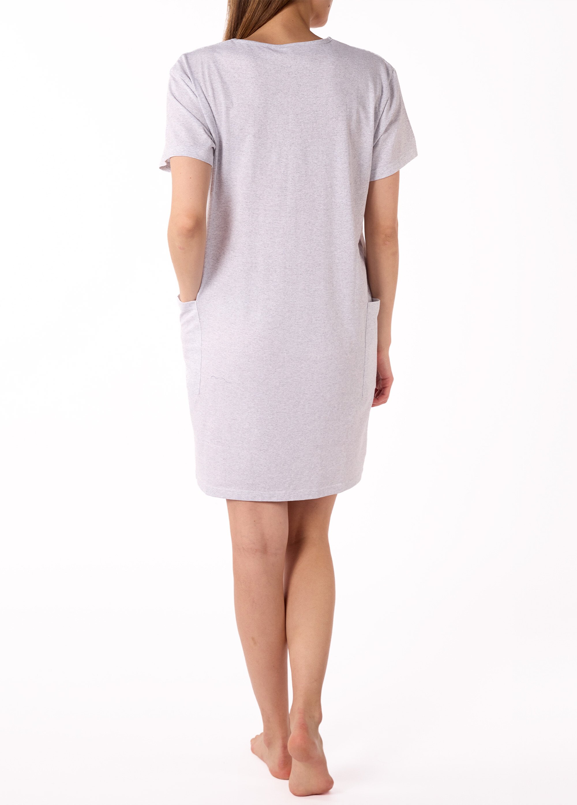 Chemise de nuit maxi T-shirt tropical