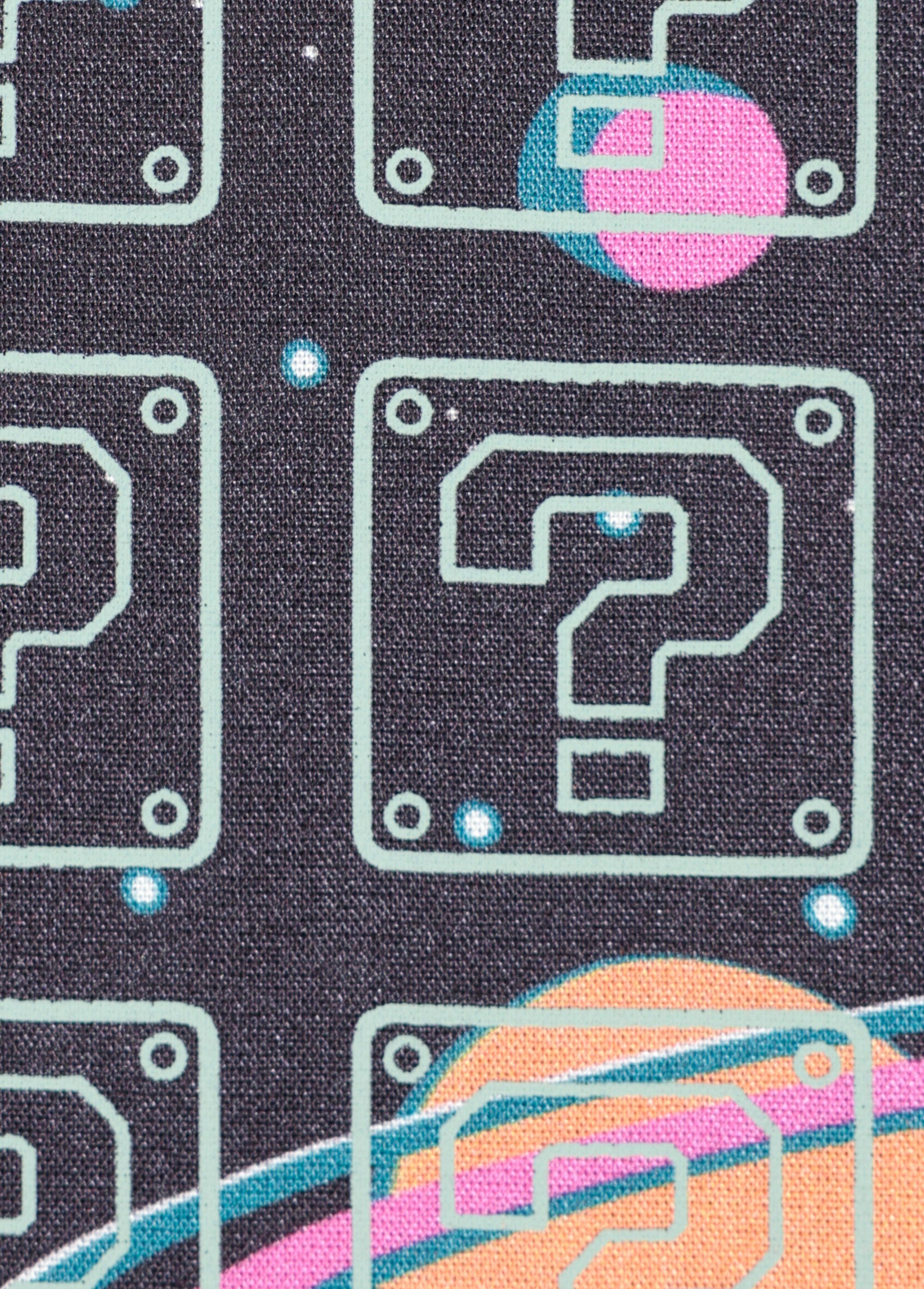 Coupon tissu habillement, Aliens 3V NOIR COT112642 DE2