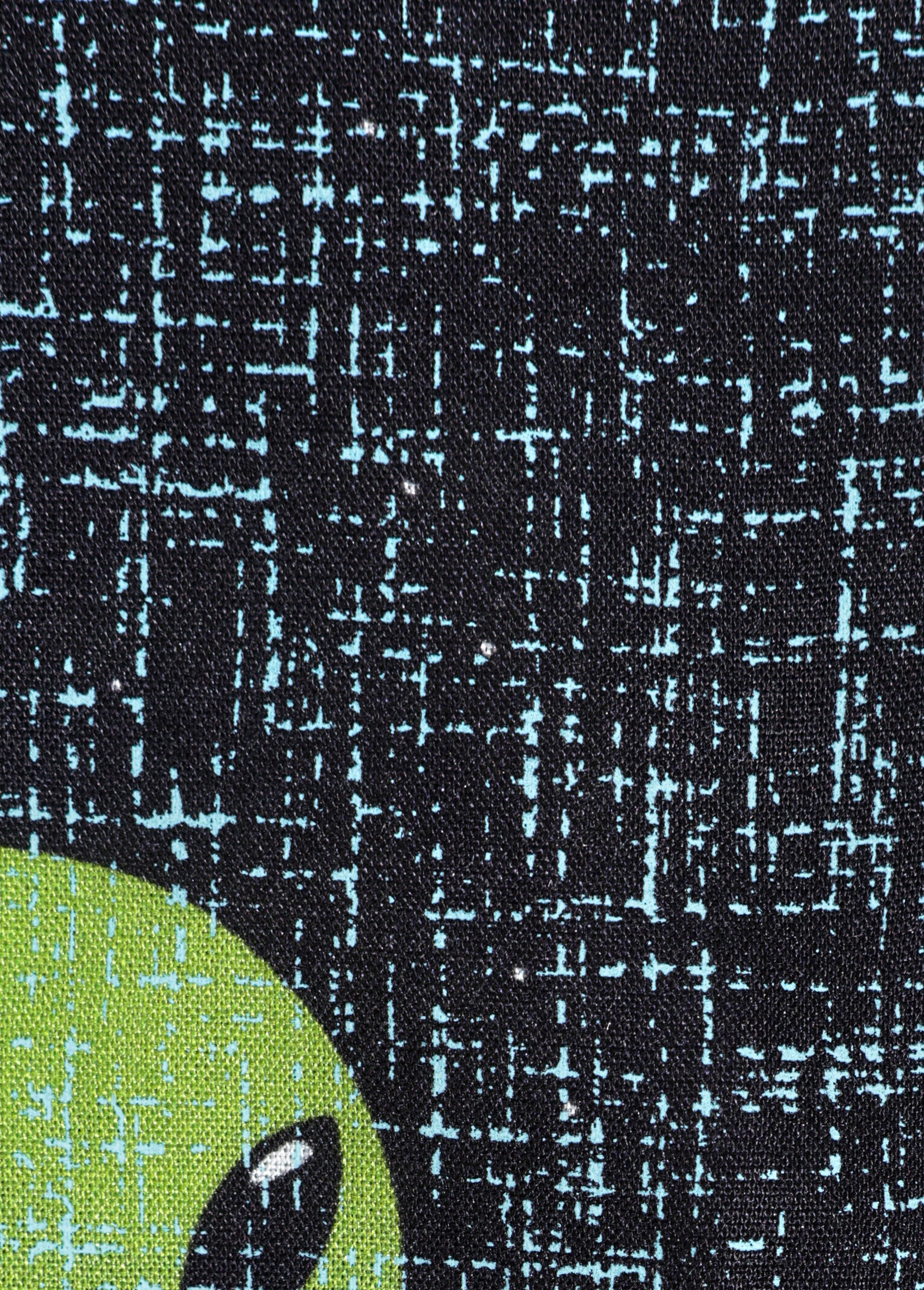 Coupon tissu habillement, Roswell 2T IMP ALIENS COT112639 DE2