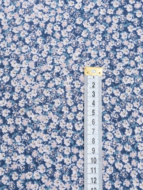 Coupon tissu motif fleuri 4B BEIGE COT118230 DE1