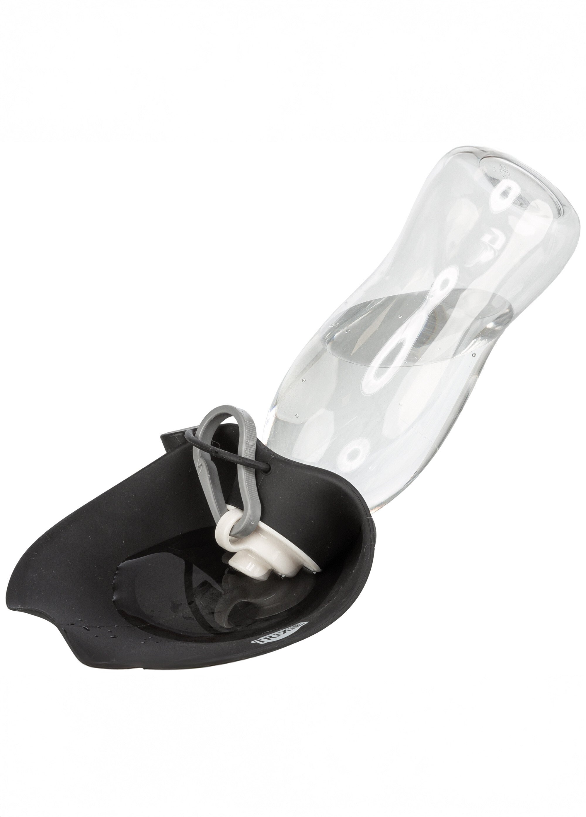 Gourde avec écuelle pour animaux NOIR TRX-24607 DE1