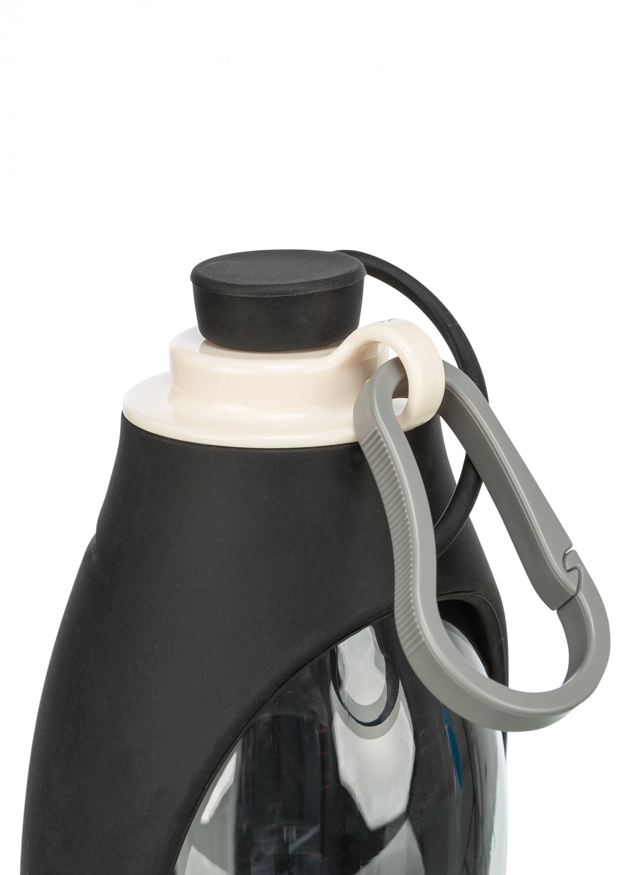 Gourde avec écuelle pour animaux NOIR TRX-24607 DE2