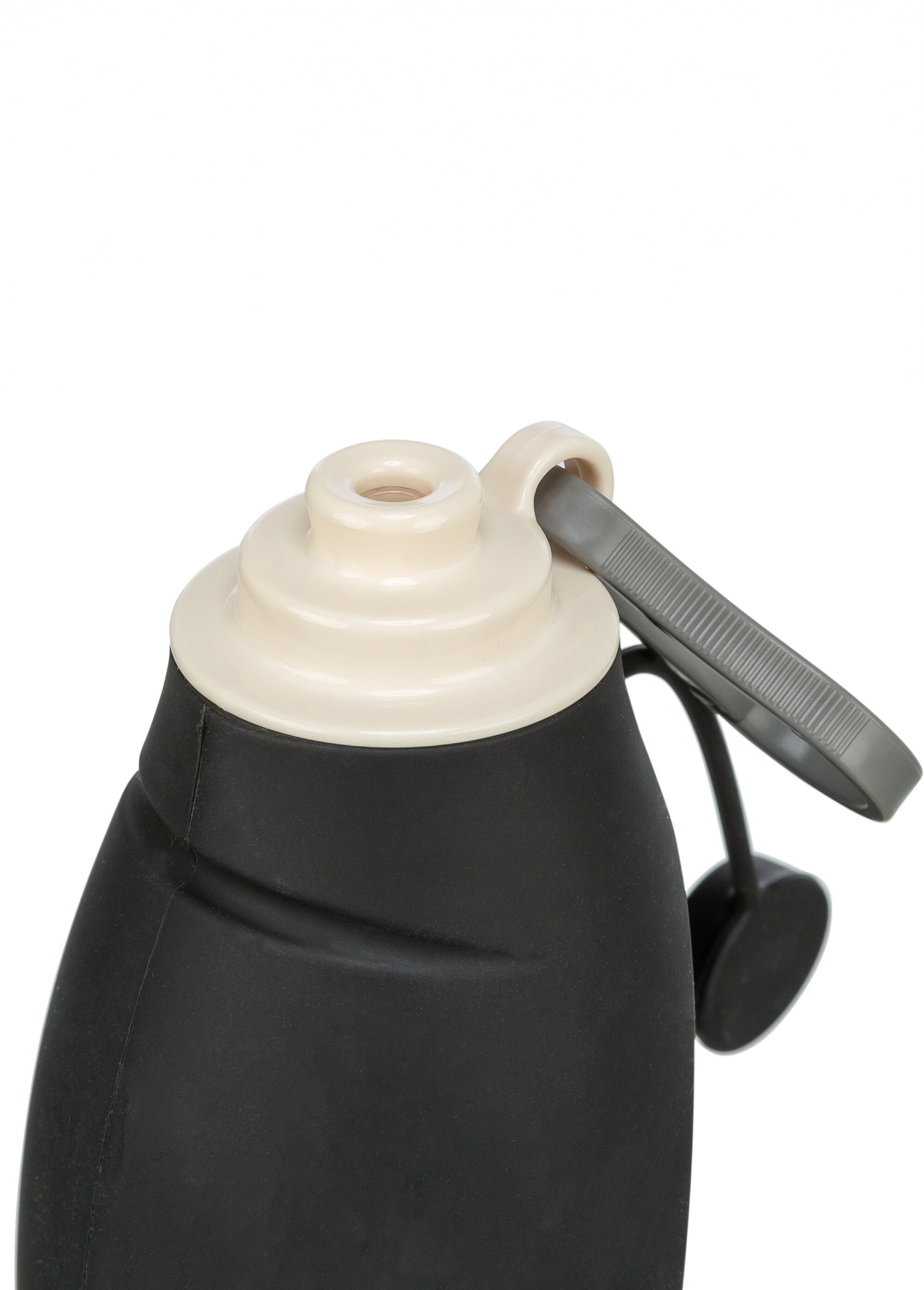 Gourde avec écuelle pour animaux NOIR TRX-24607 DE4