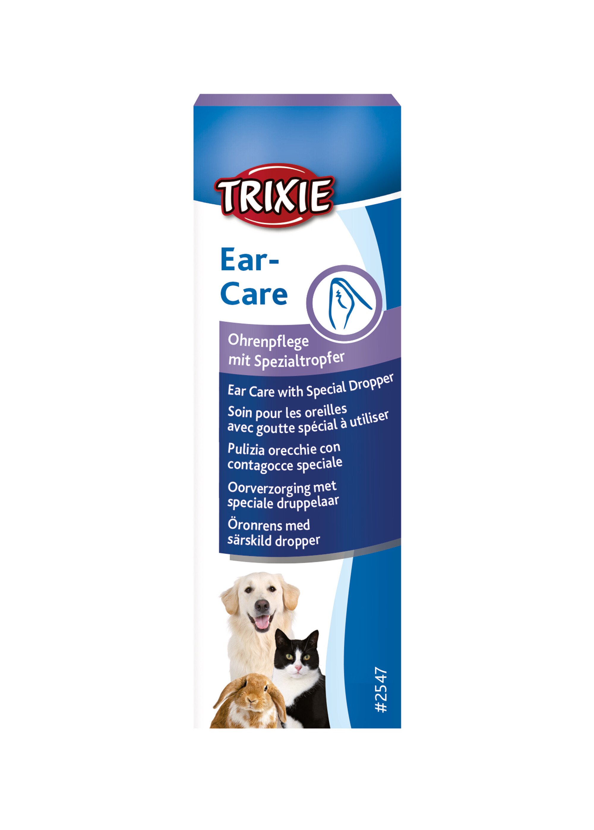 Gouttes de soin oreilles, pour animaux BLANC TRX-2547 DE1