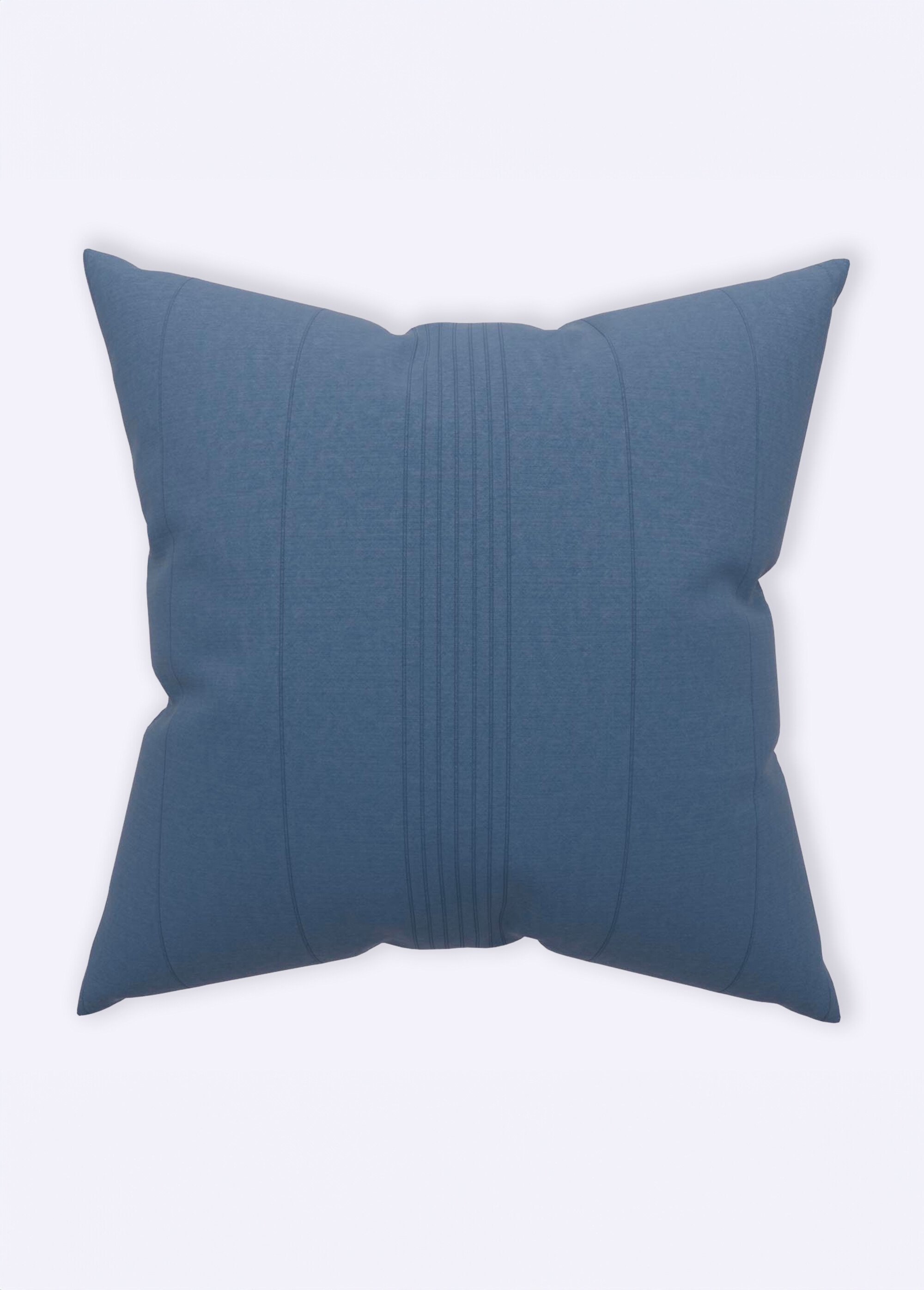 Housse de coussin bachette coton, motif lignes
