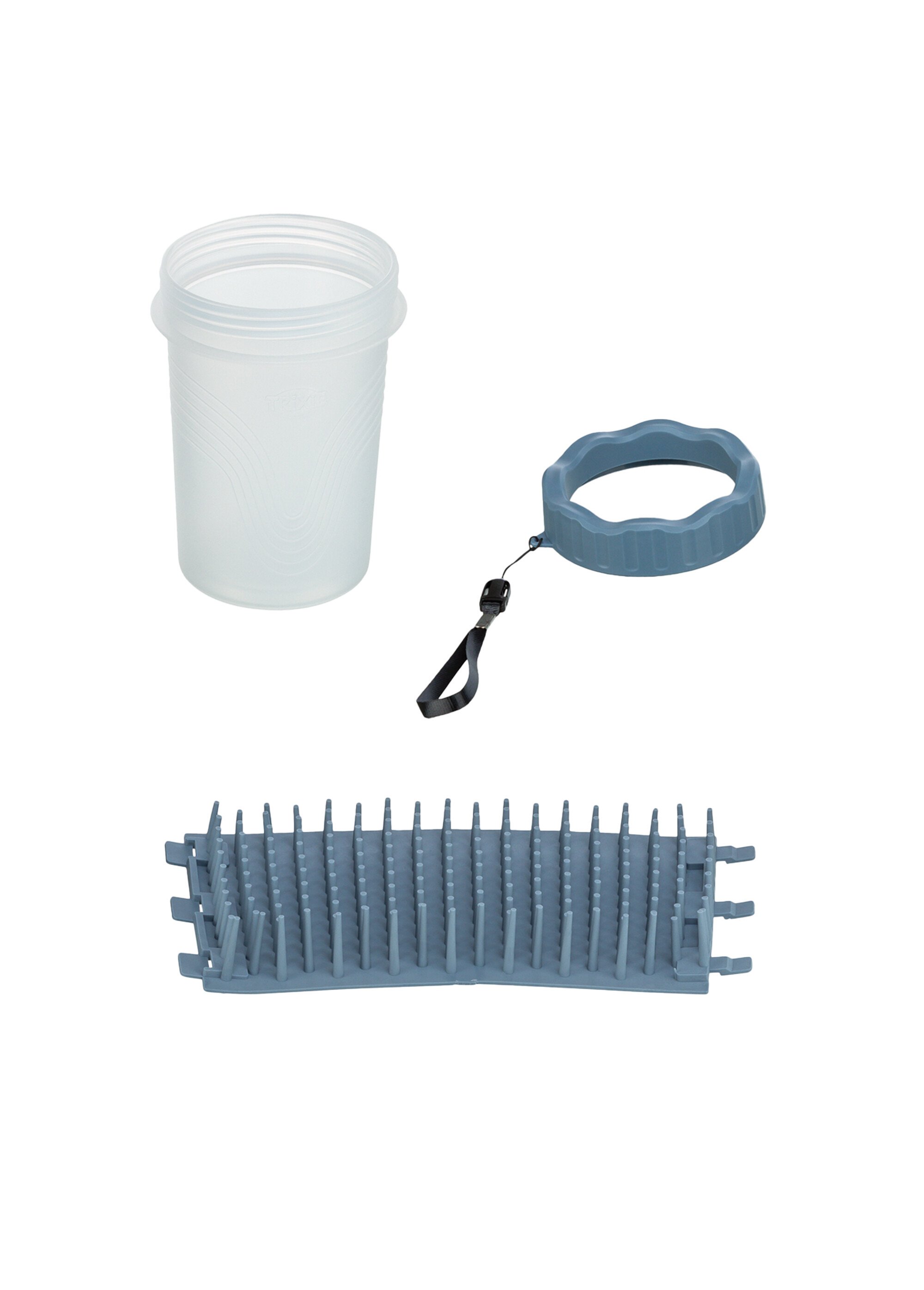 Nettoyeur pour pattes pour animaux GRIS TRX-25704 DE4