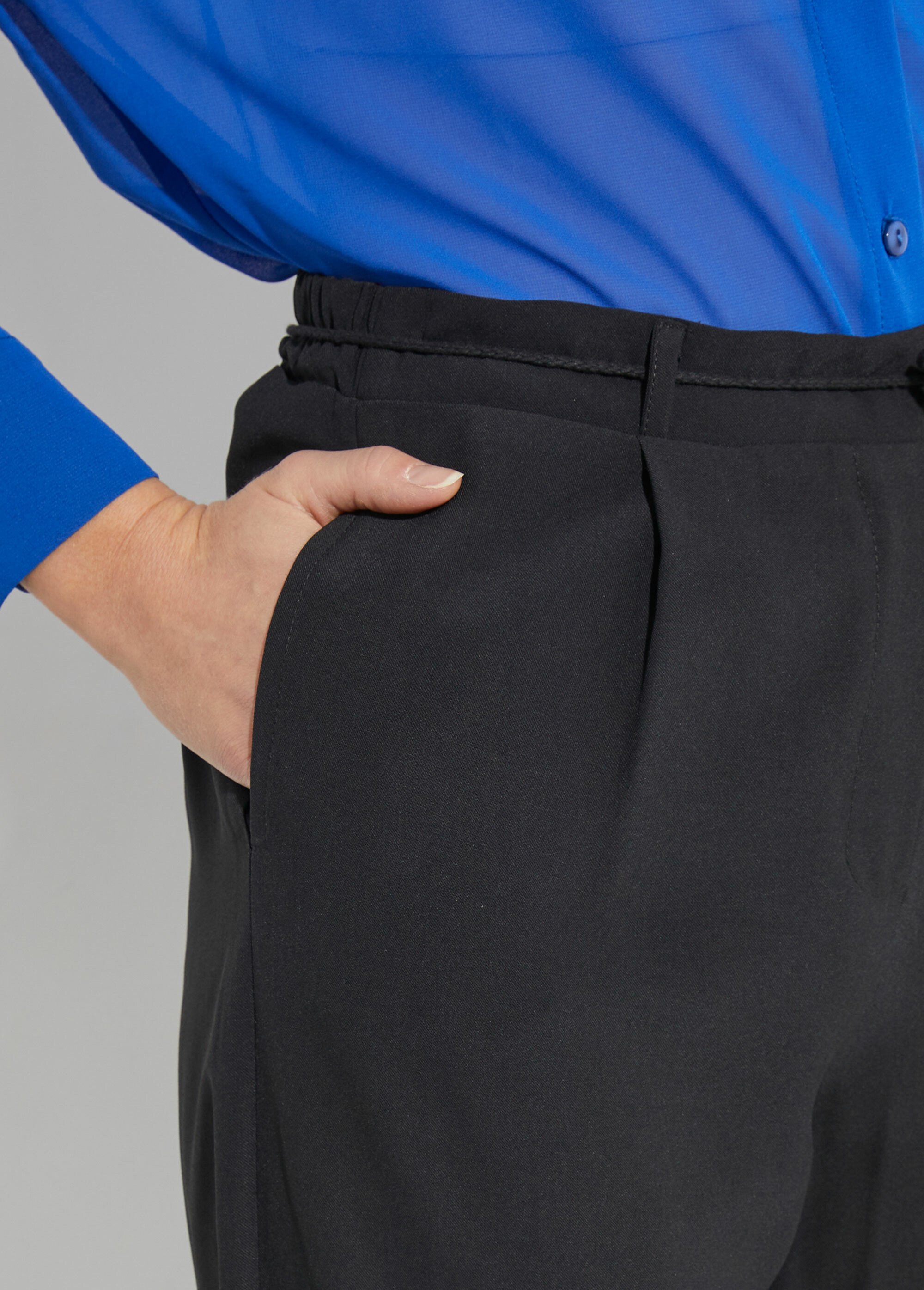 Pantalon large élastiqué, Essentiel