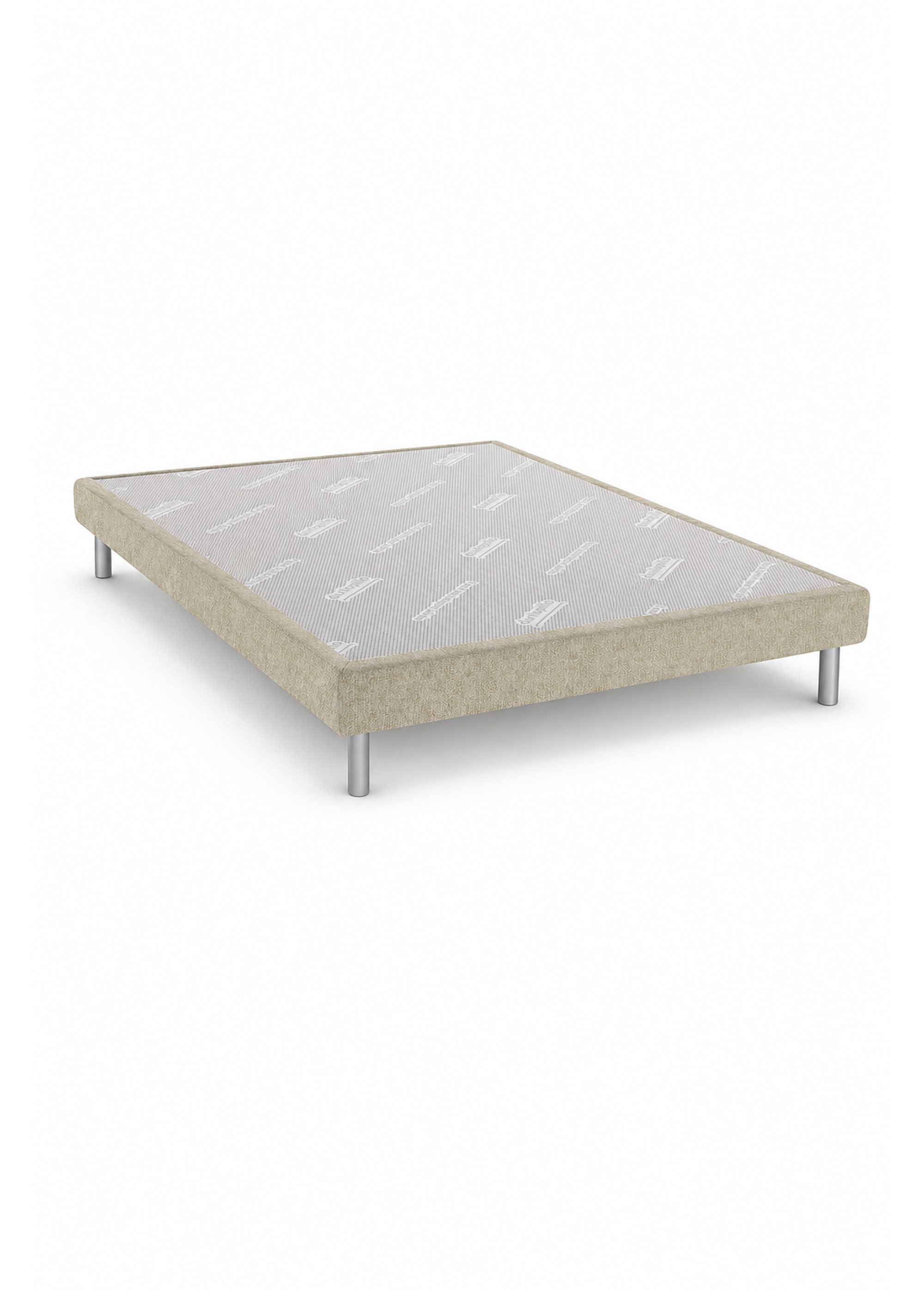 Ensemble Matelas latex + Sommier tapissier BEIGE DUN-PACK-GEN6 DE1