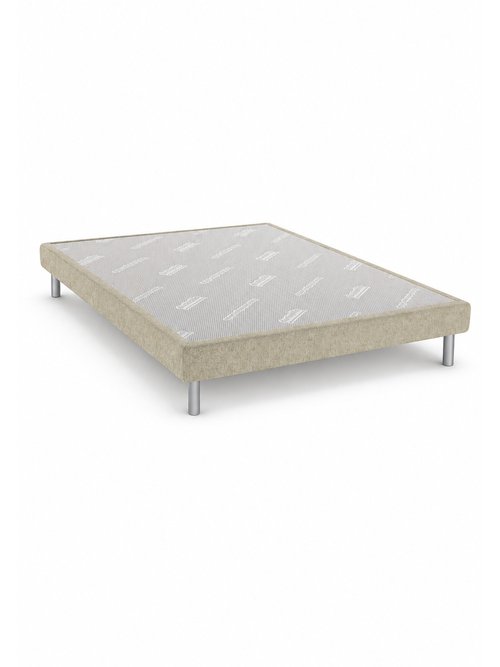 Ensemble Matelas latex + Sommier tapissier BEIGE DUN-PACK-GEN6 DE1