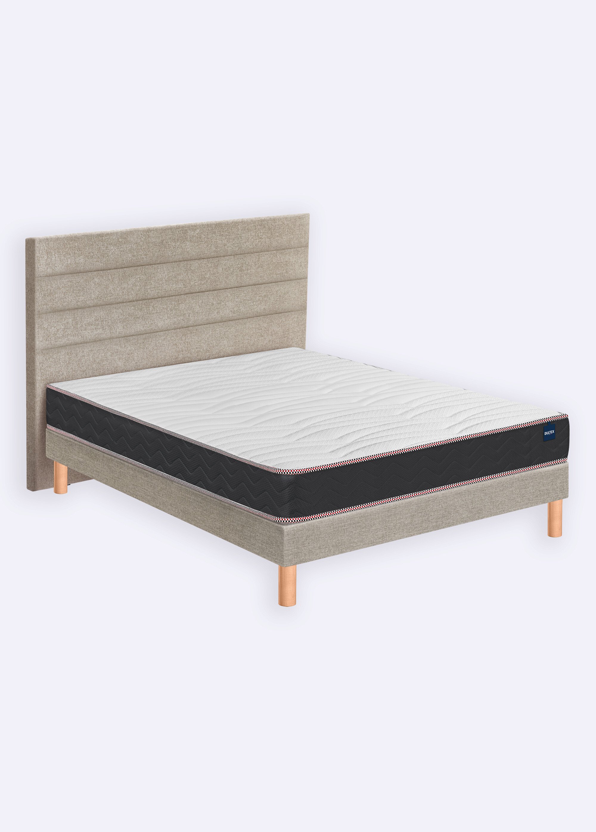 Tête de lit Lignes en mousse, haut. 120cm
