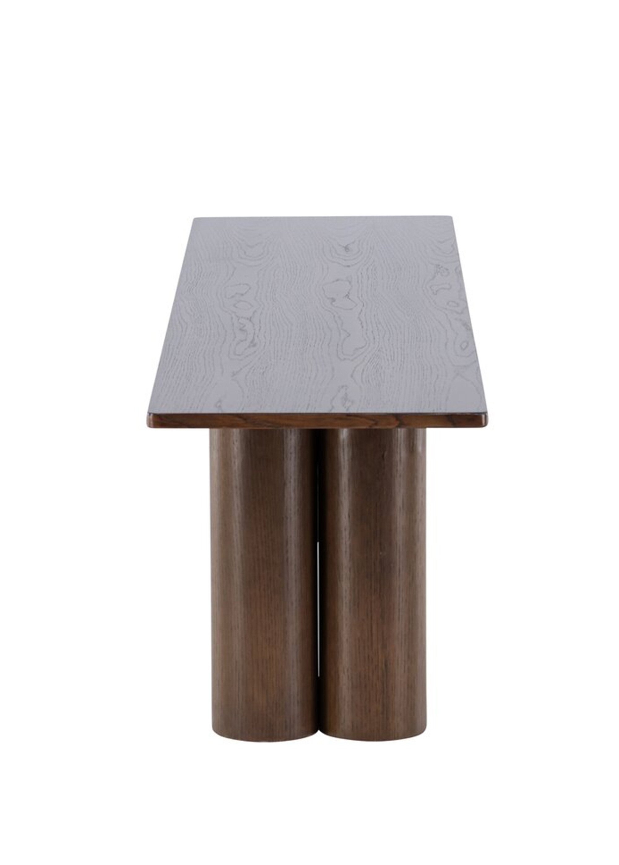 Banc déco en bois au design épuré MARRON VEN-61137 DE2