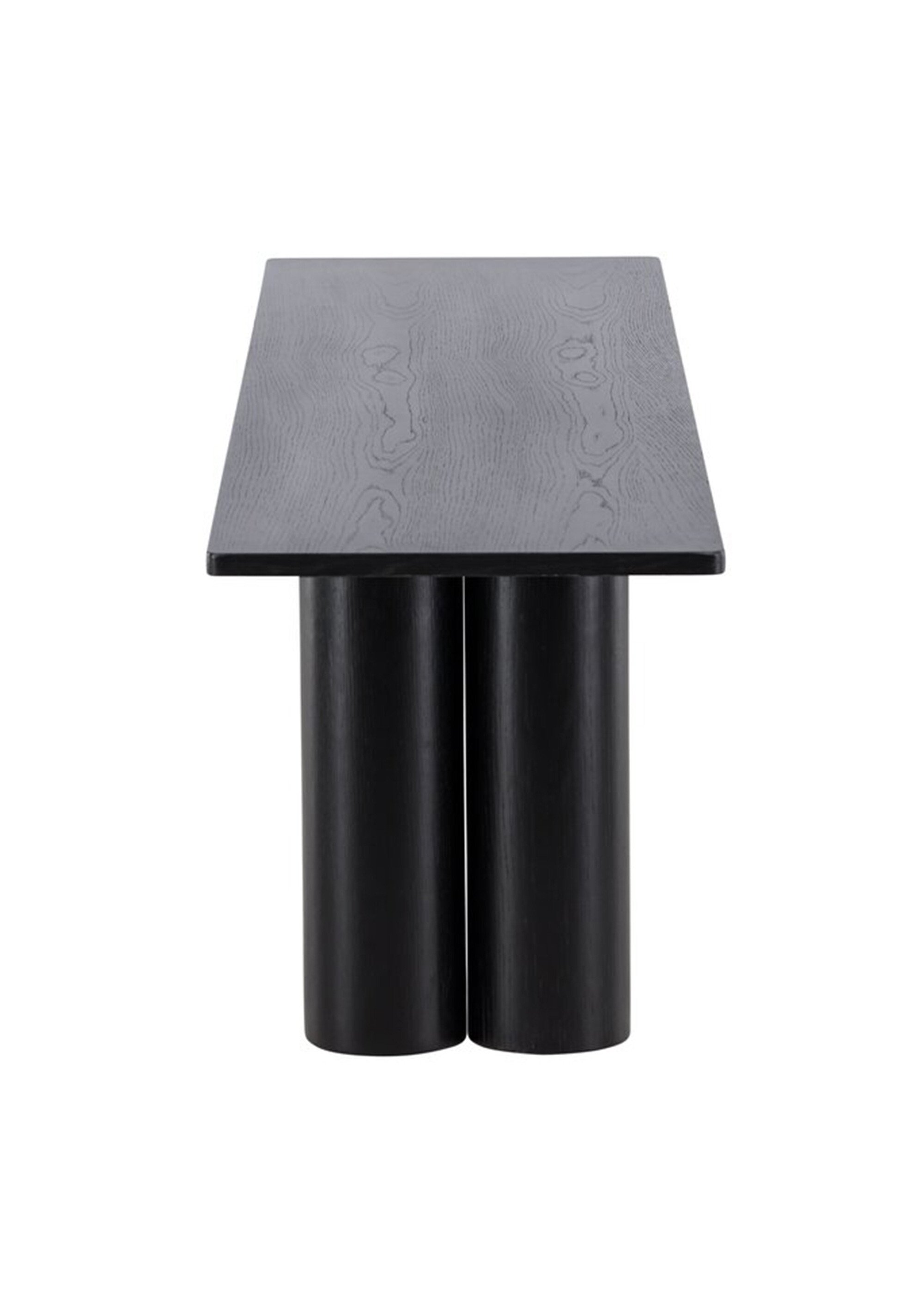 Banc déco en bois au design épuré NOIR VEN-61137 DE3