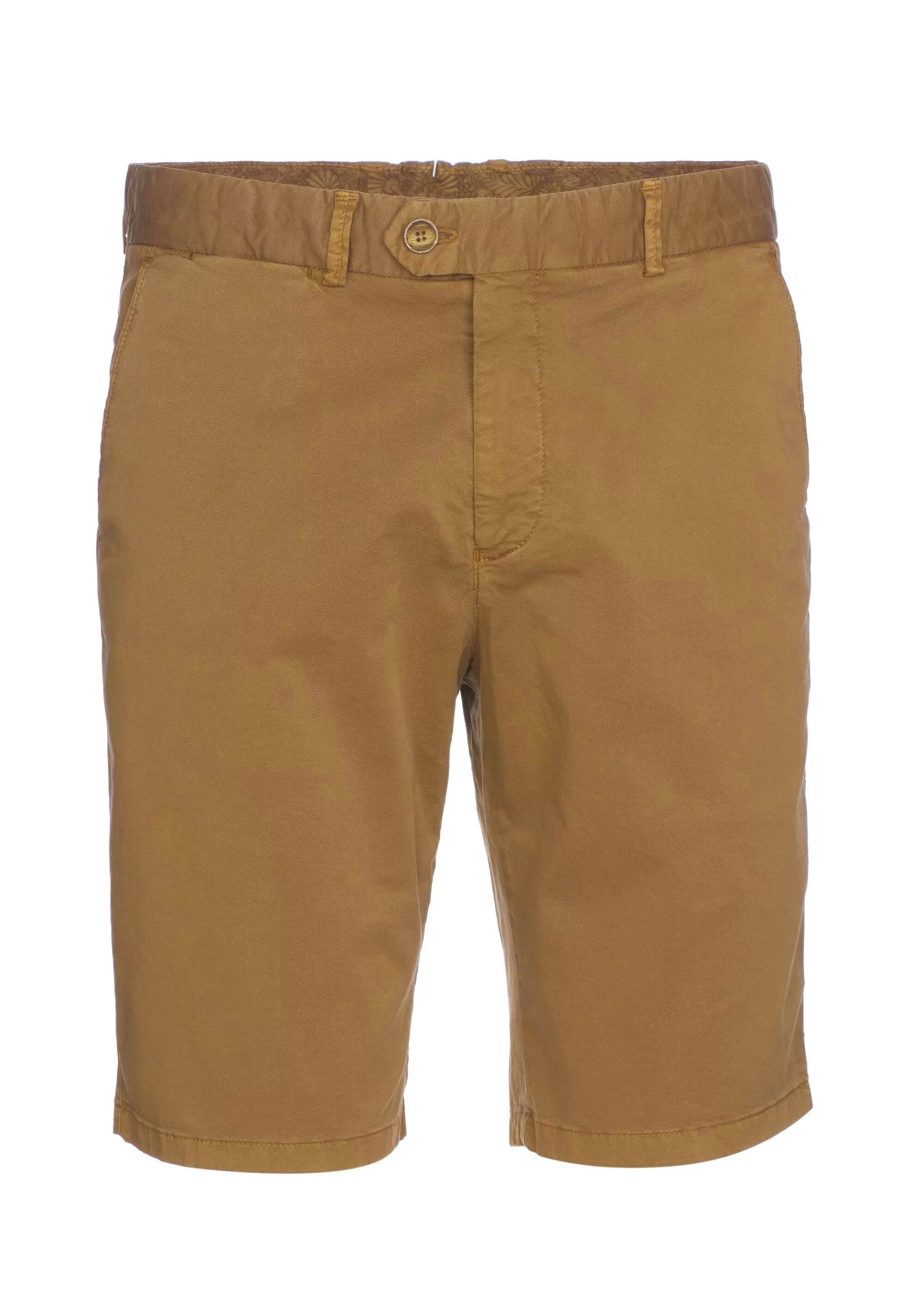 Bermuda chino en toile poches italiennes Homme Marron MFK-BARNETT AP1