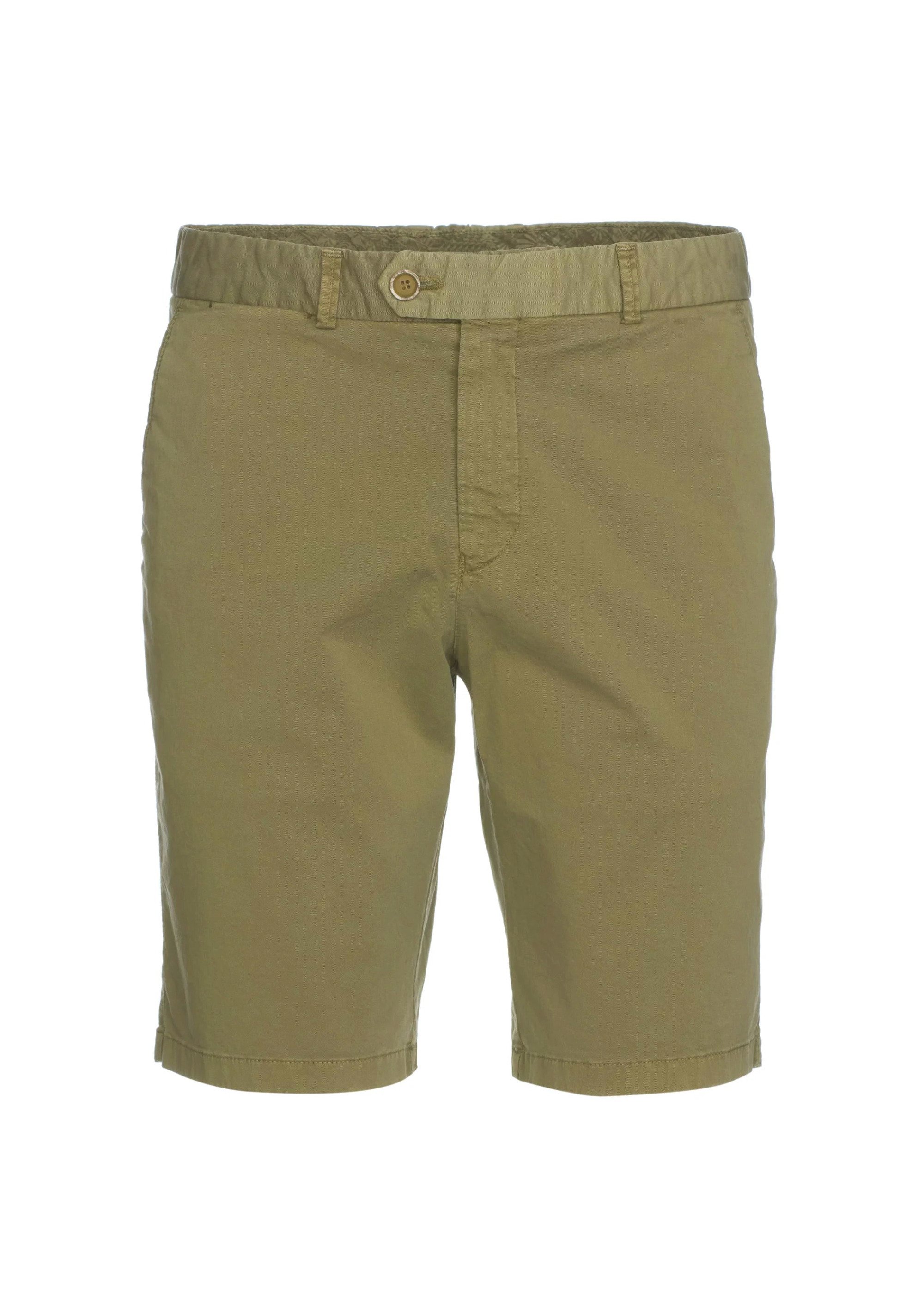 Bermuda chino en toile poches italiennes Homme Vert MFK-BARNETT AP1