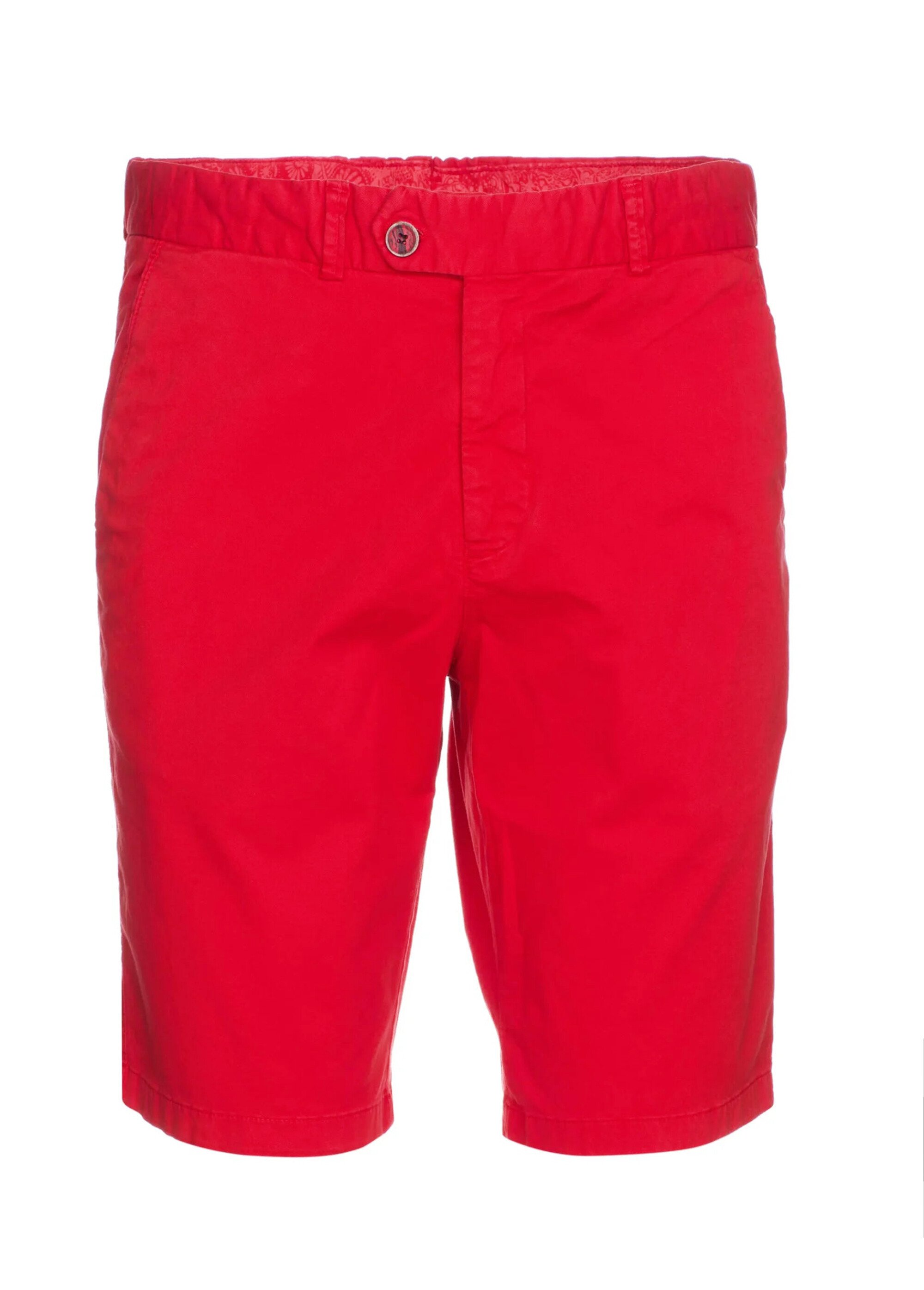 Bermuda chino en toile poches italiennes Homme Rouge MFK-BARNETT AP1