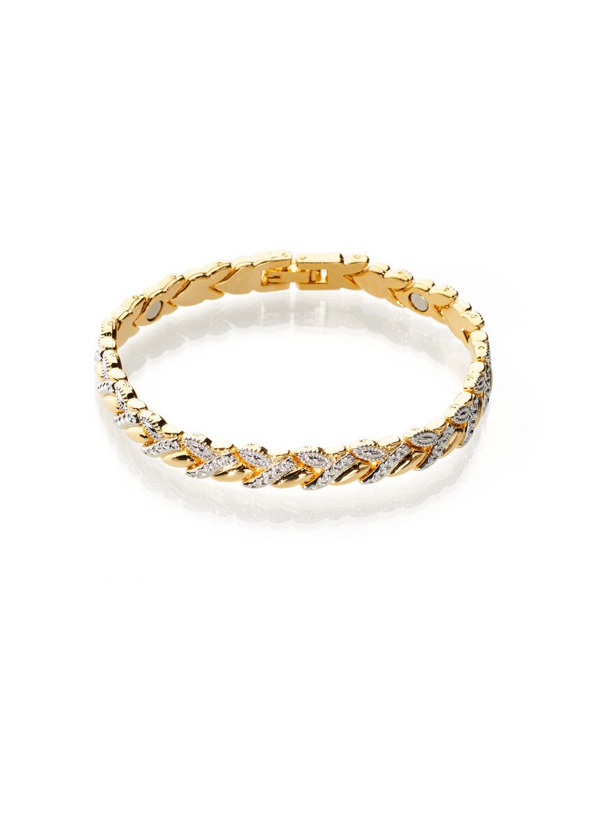 Bracelet magnétique bicolore