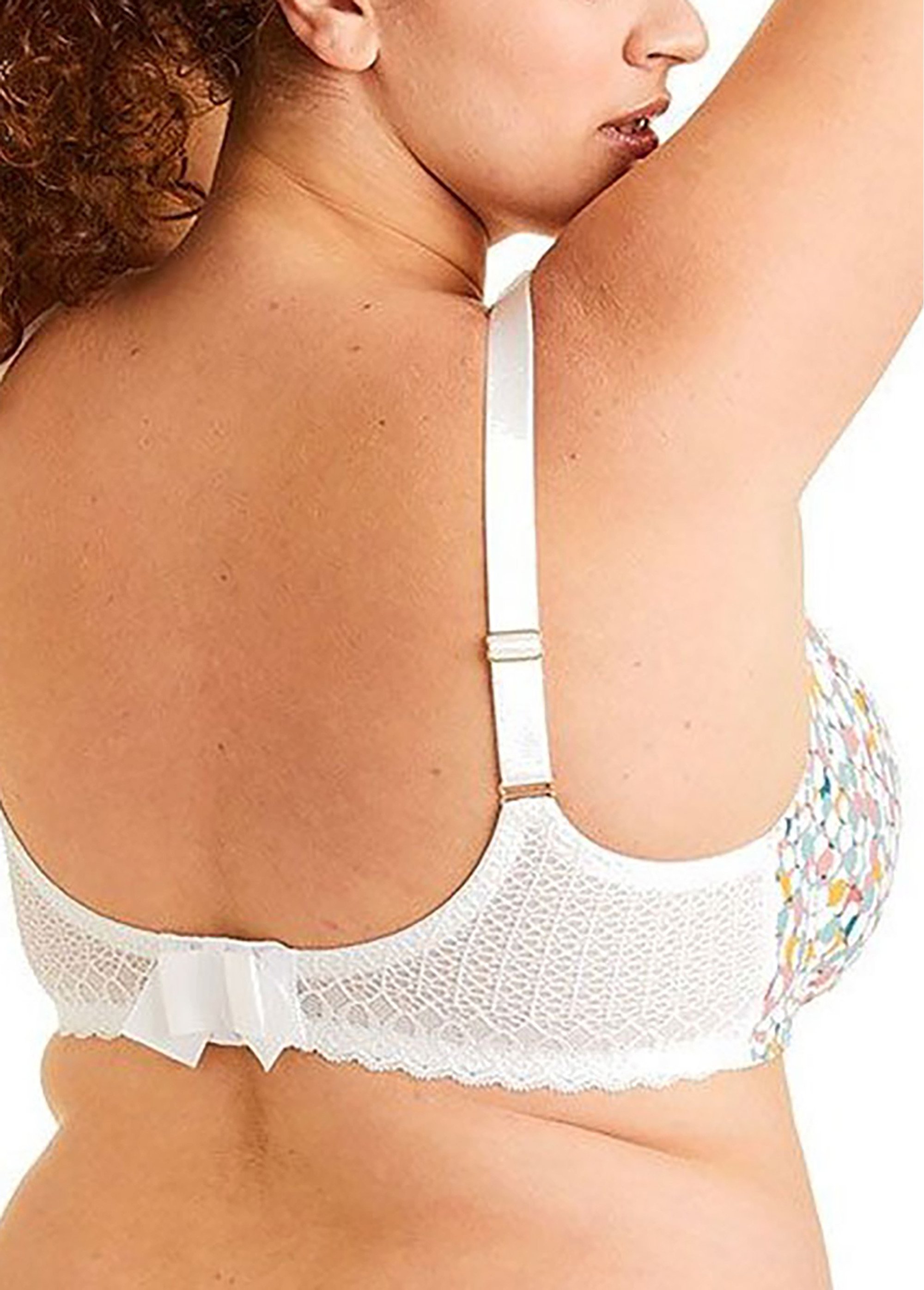 Soutien-gorge avec armatures Femme Grande Taille Bleu WACHOU DO1